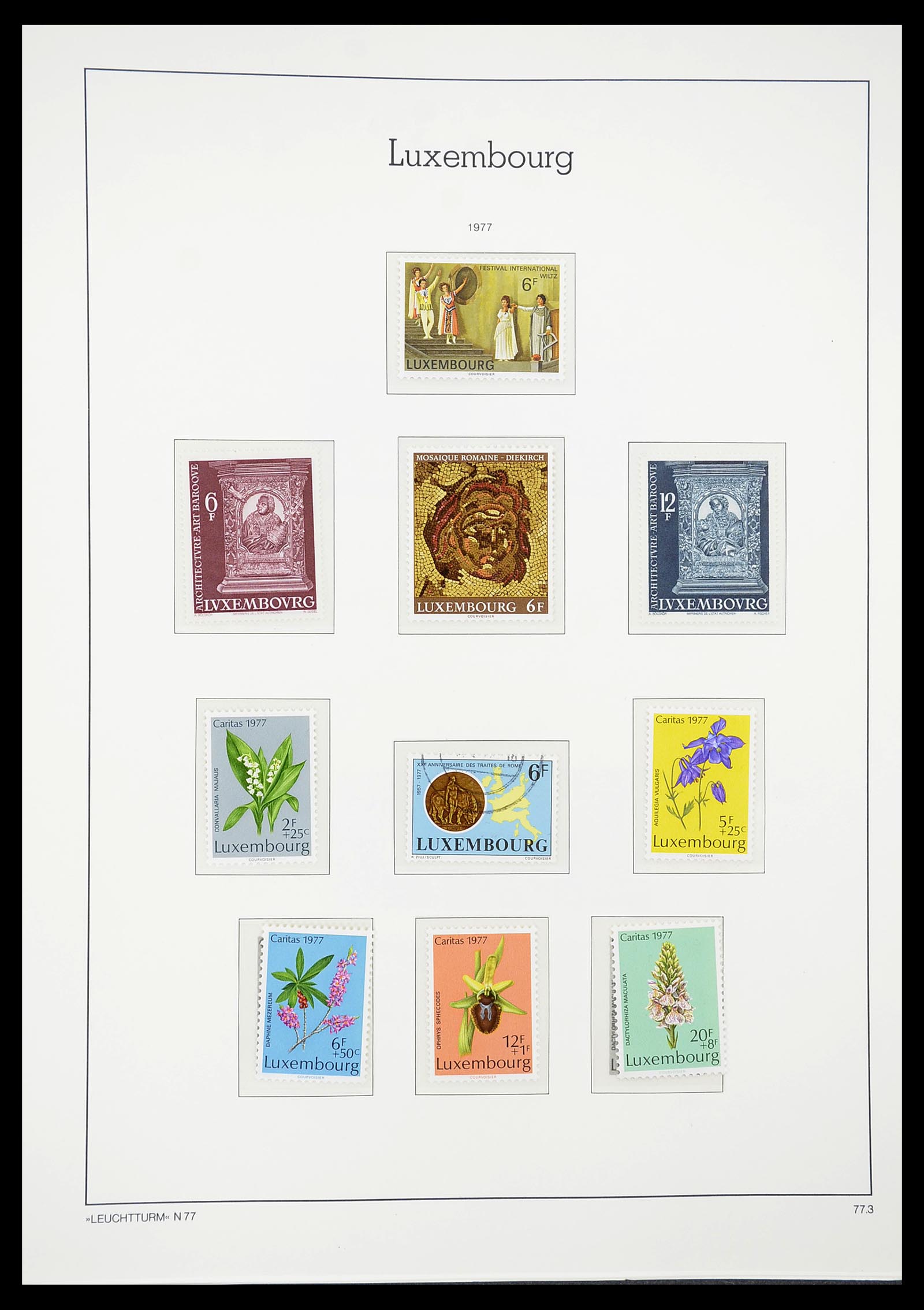 34651 100 - Postzegelverzameling 34651 Luxemburg 1852-1980.