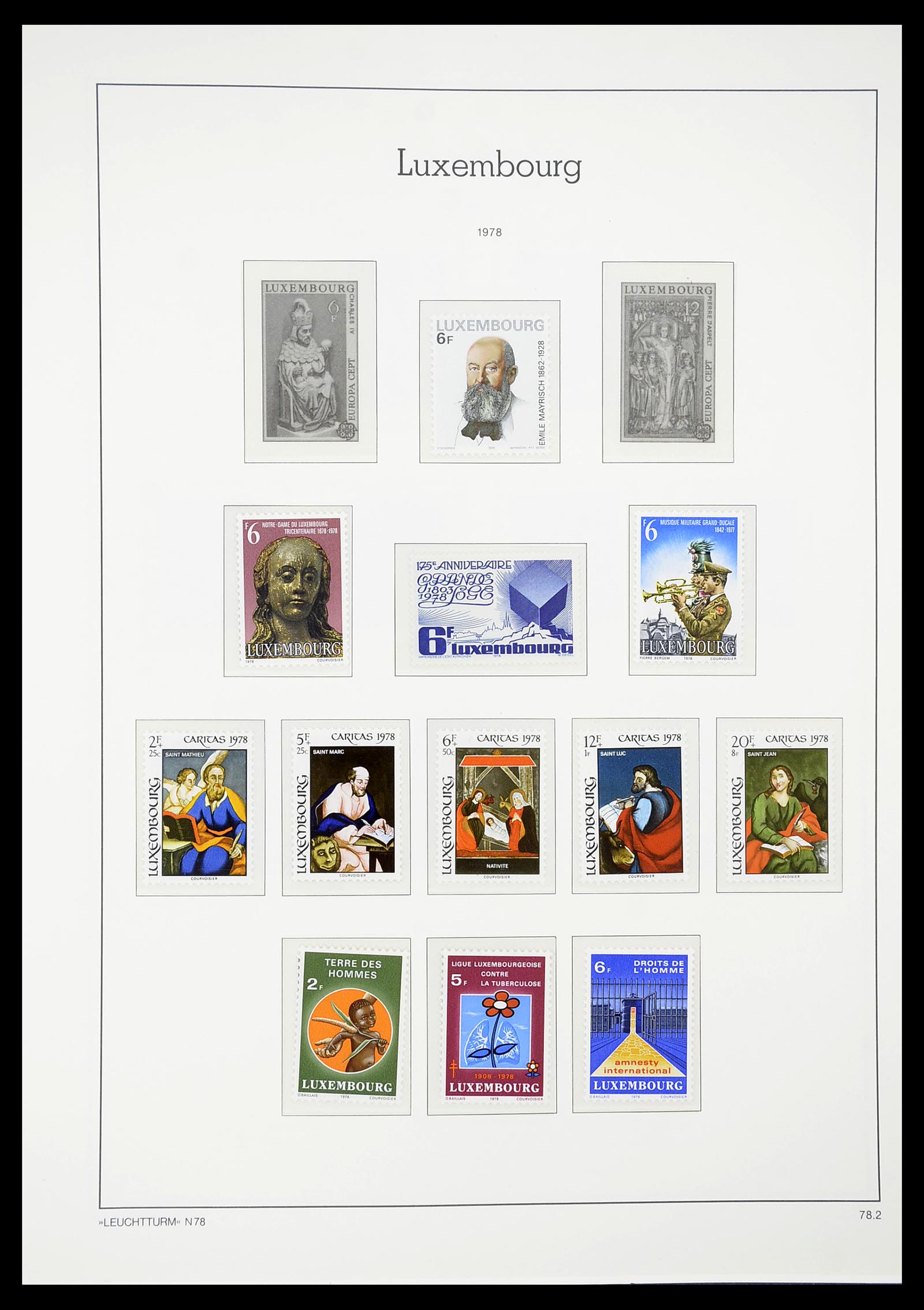 34651 103 - Postzegelverzameling 34651 Luxemburg 1852-1980.