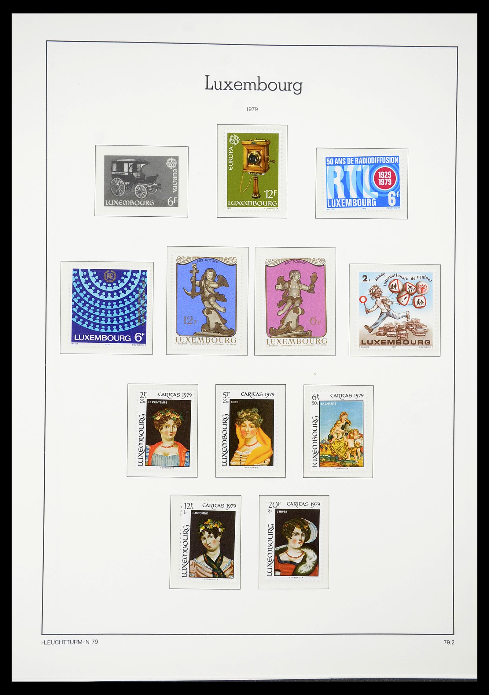 34651 105 - Postzegelverzameling 34651 Luxemburg 1852-1980.