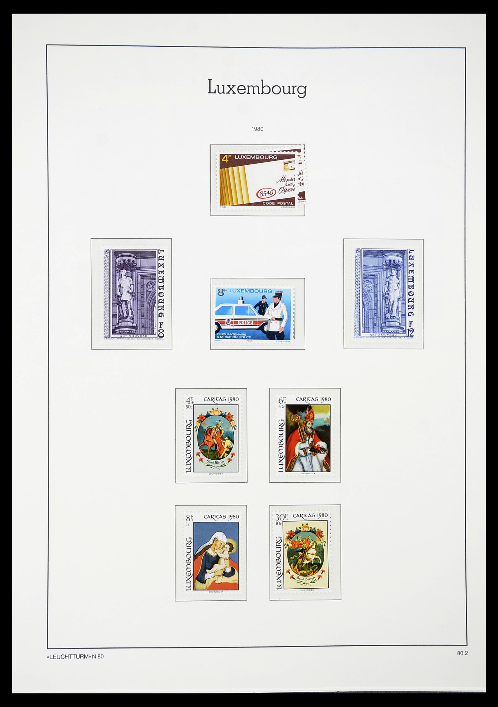 34651 107 - Postzegelverzameling 34651 Luxemburg 1852-1980.
