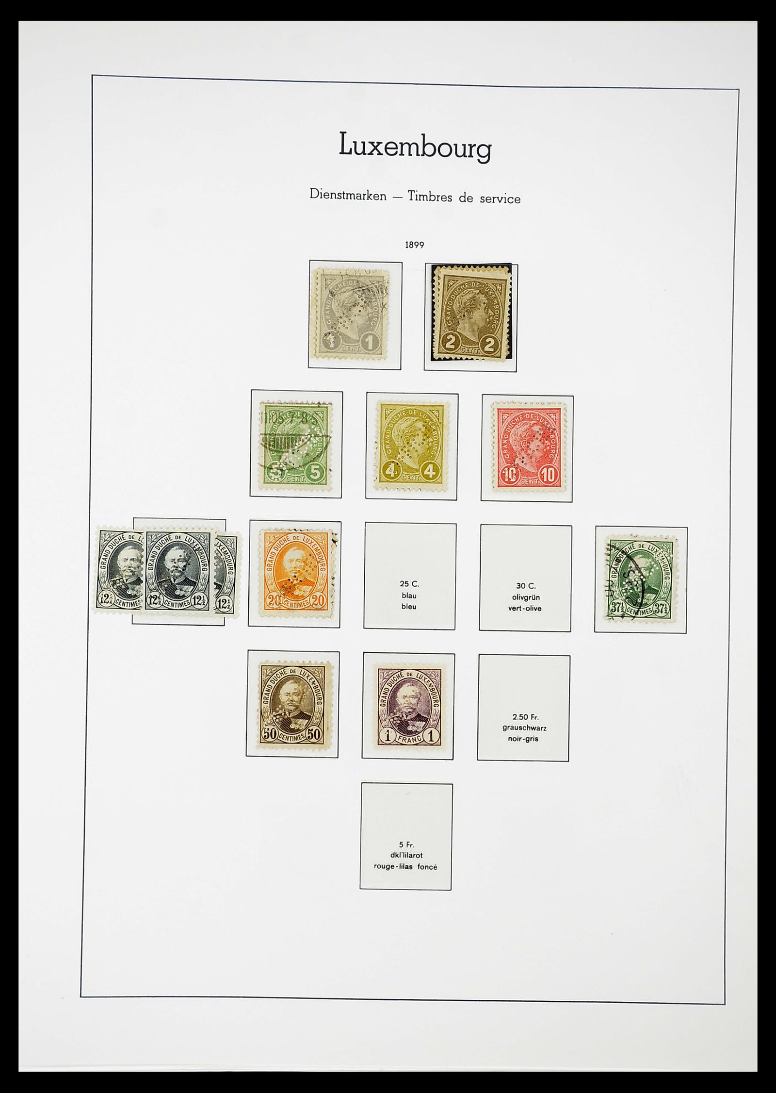 34651 112 - Postzegelverzameling 34651 Luxemburg 1852-1980.