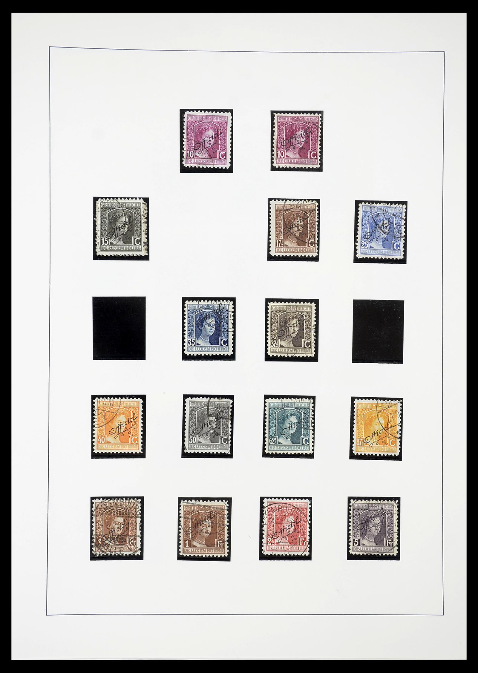 34651 115 - Postzegelverzameling 34651 Luxemburg 1852-1980.