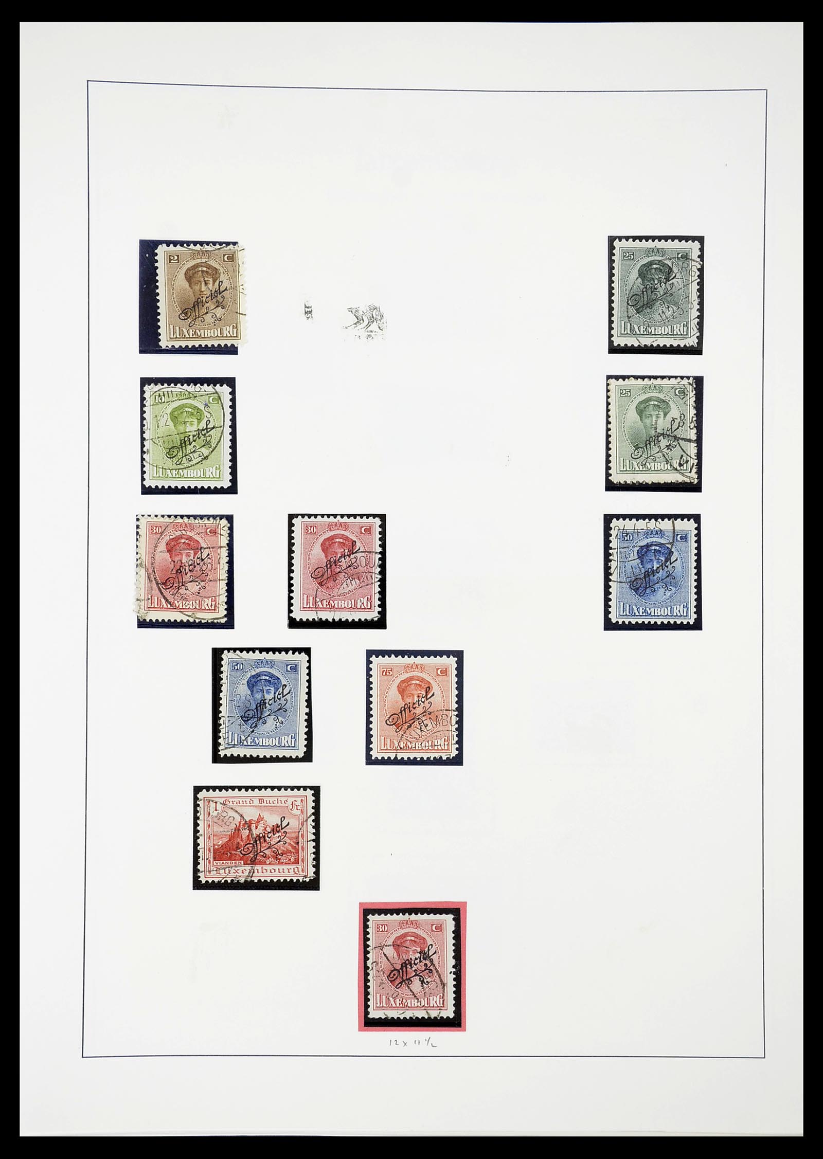 34651 117 - Postzegelverzameling 34651 Luxemburg 1852-1980.