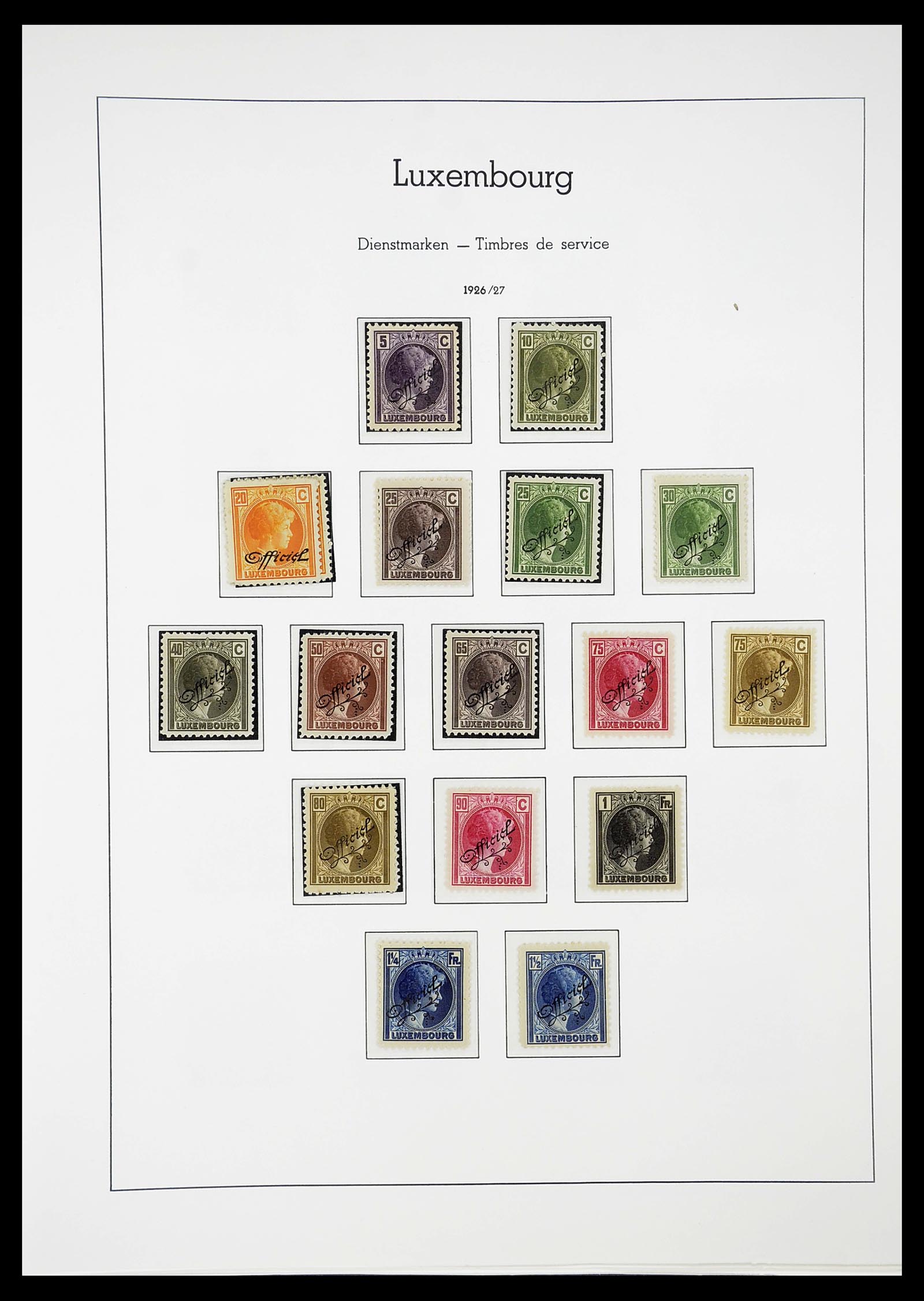 34651 120 - Postzegelverzameling 34651 Luxemburg 1852-1980.