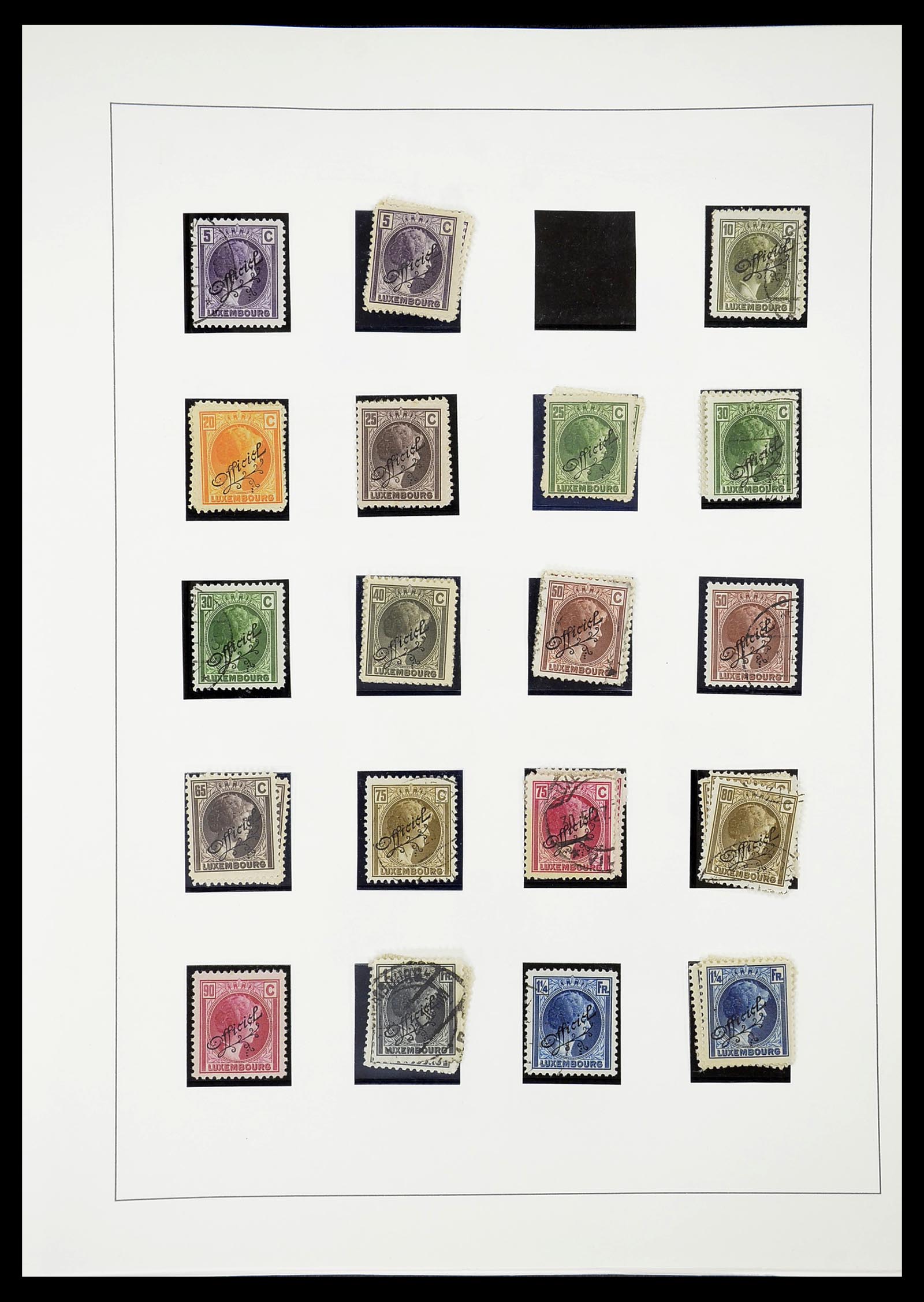34651 121 - Postzegelverzameling 34651 Luxemburg 1852-1980.