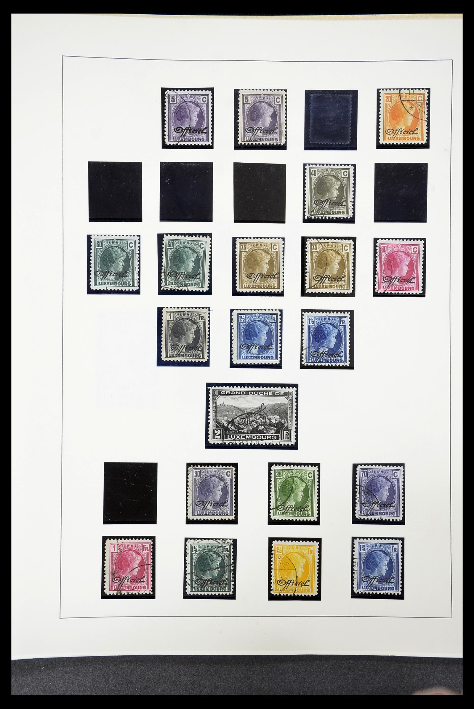 34651 123 - Postzegelverzameling 34651 Luxemburg 1852-1980.