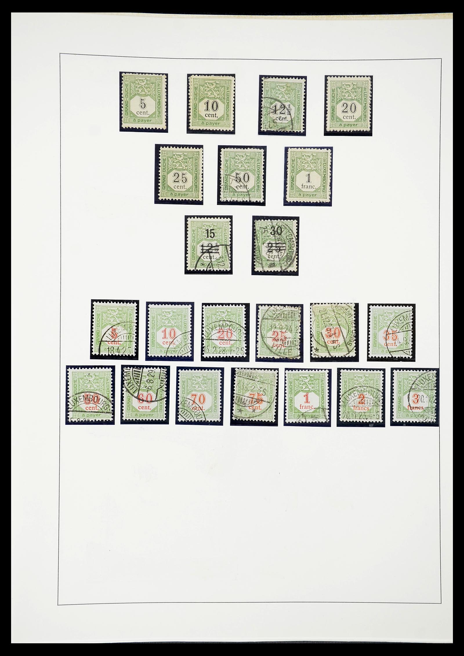 34651 127 - Postzegelverzameling 34651 Luxemburg 1852-1980.