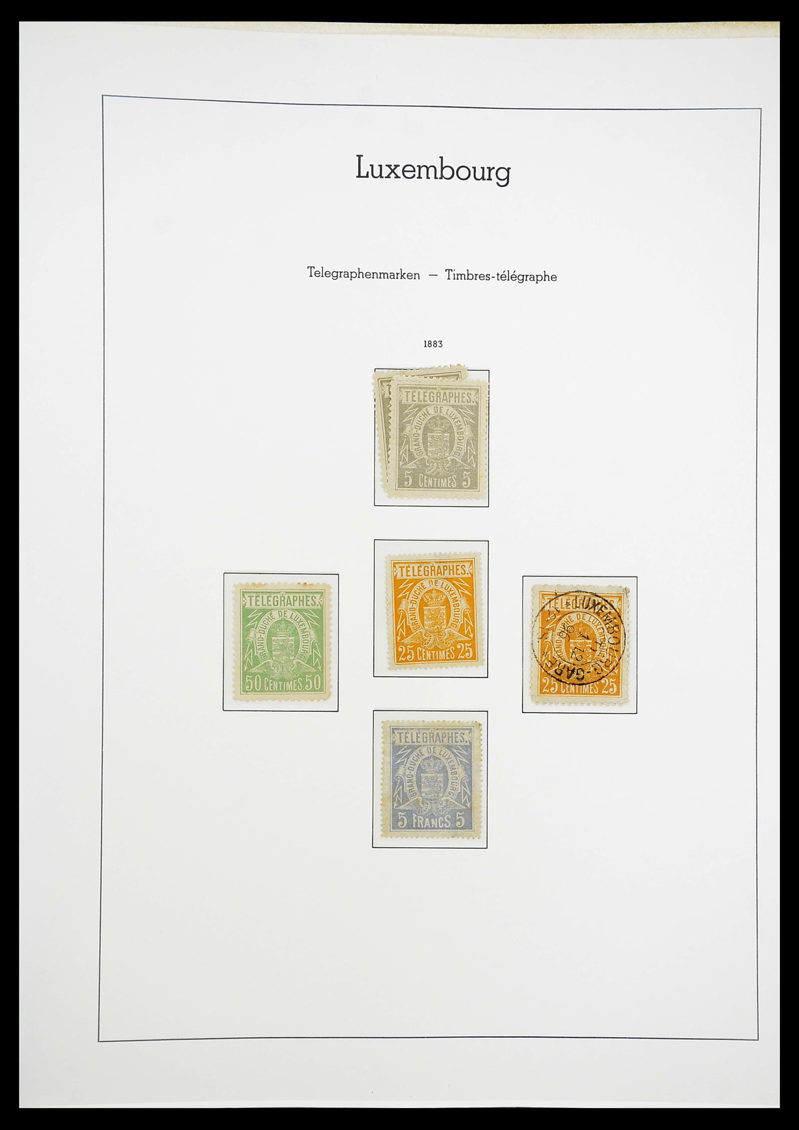 34651 128 - Postzegelverzameling 34651 Luxemburg 1852-1980.