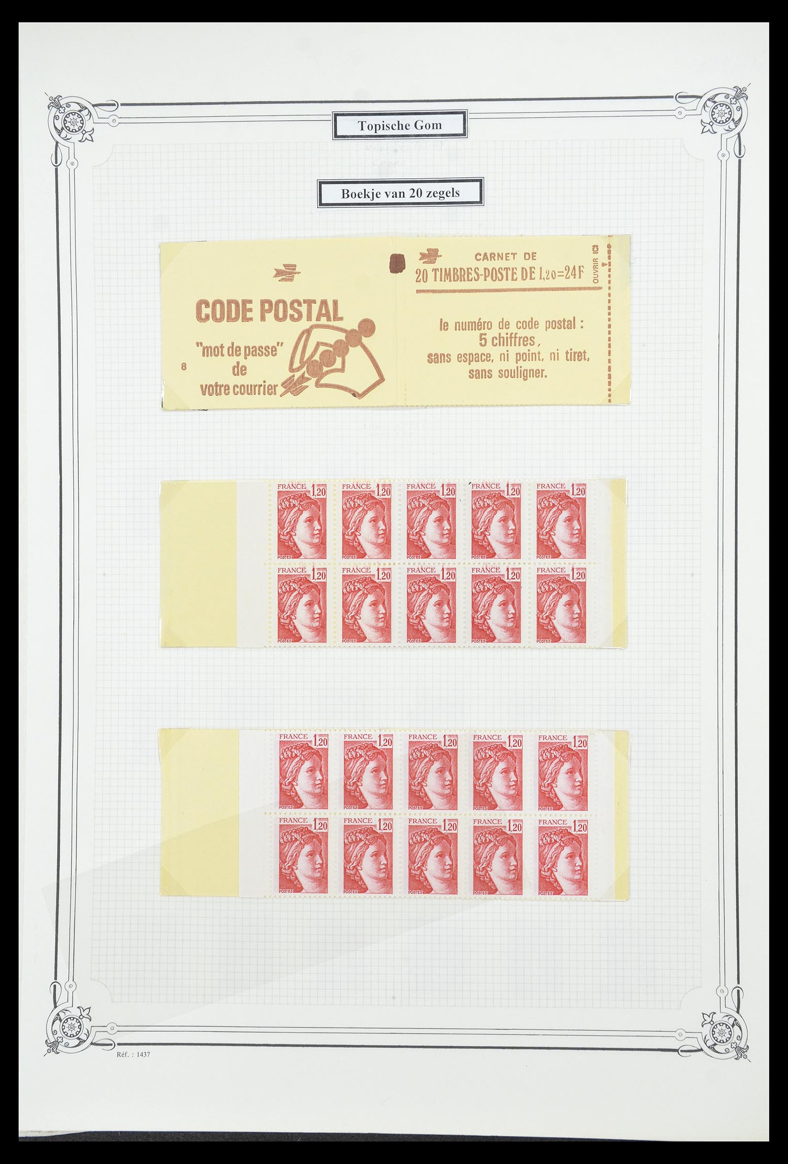 34654 013 - Postzegelverzameling 34654 Frankrijk 1938-1981.
