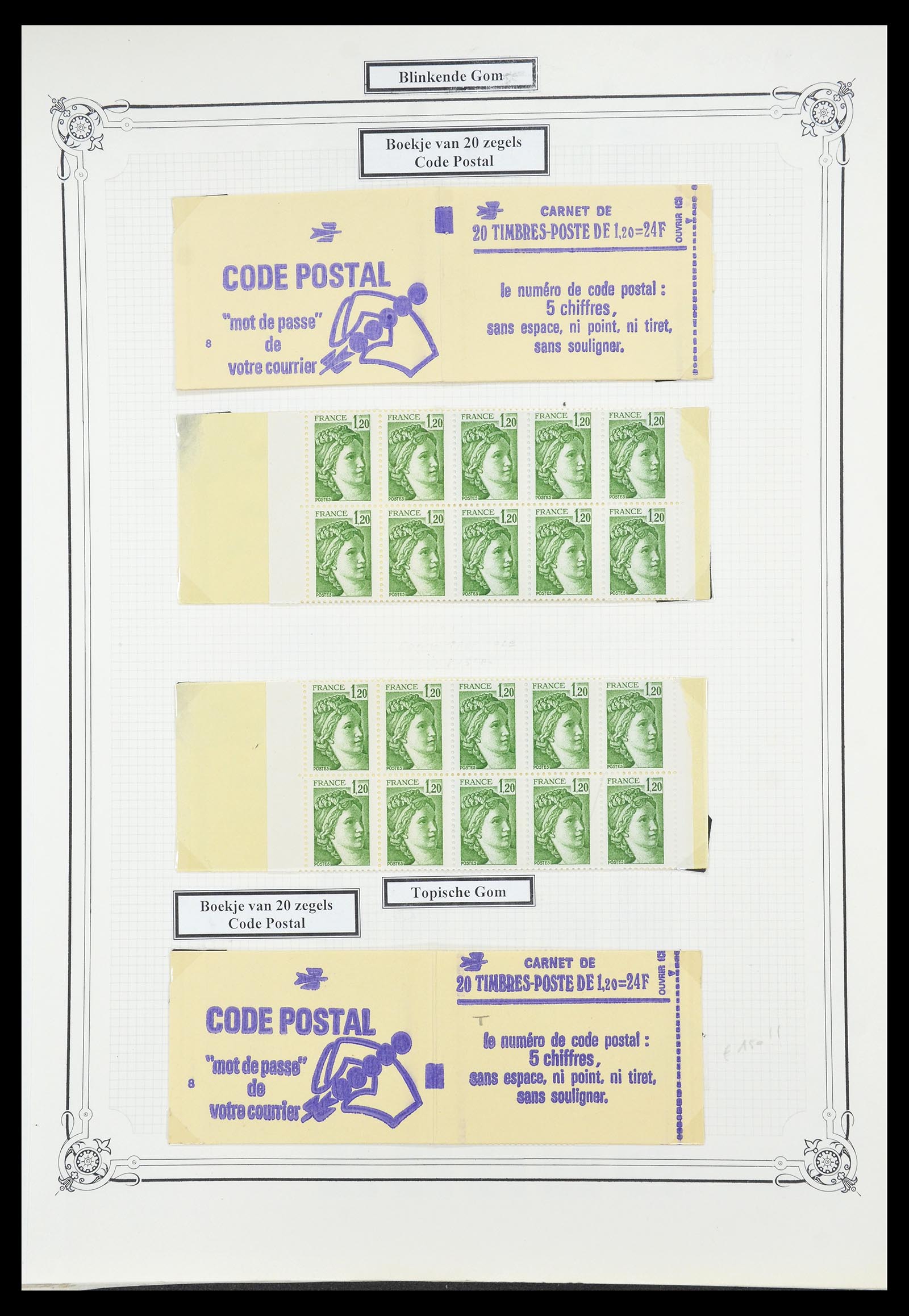 34654 029 - Postzegelverzameling 34654 Frankrijk 1938-1981.