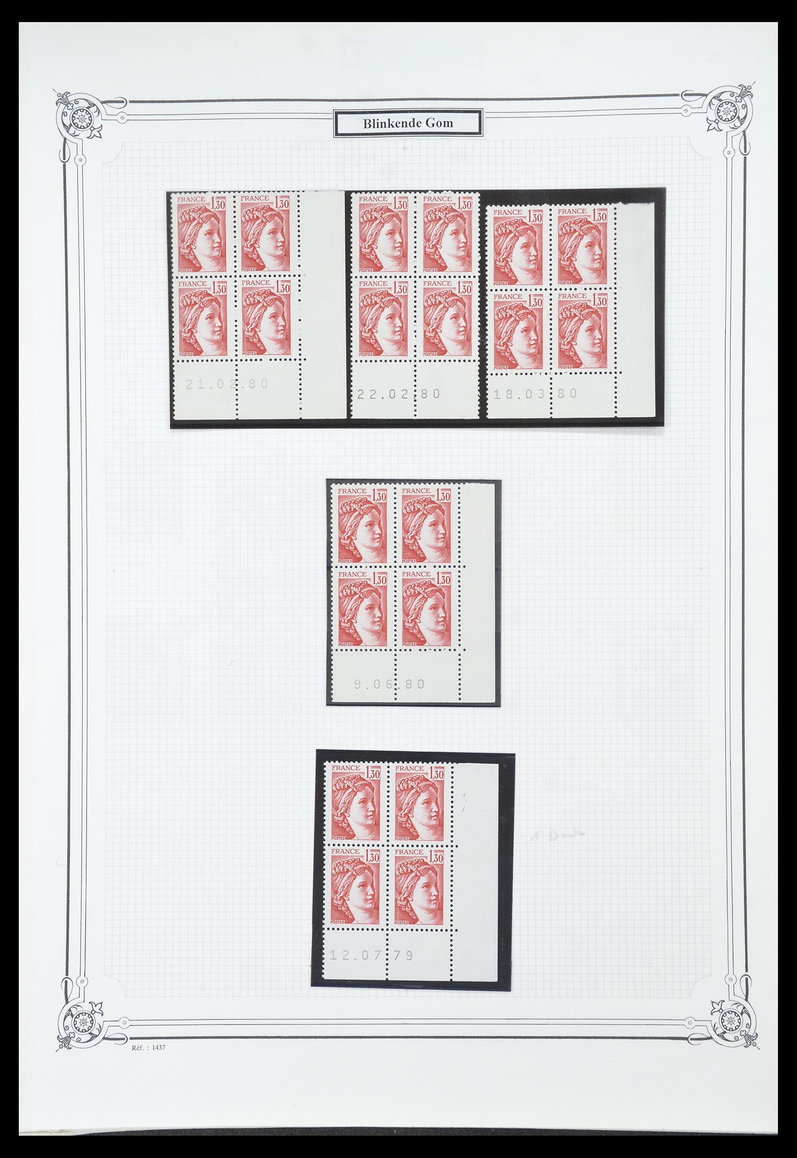34654 034 - Postzegelverzameling 34654 Frankrijk 1938-1981.