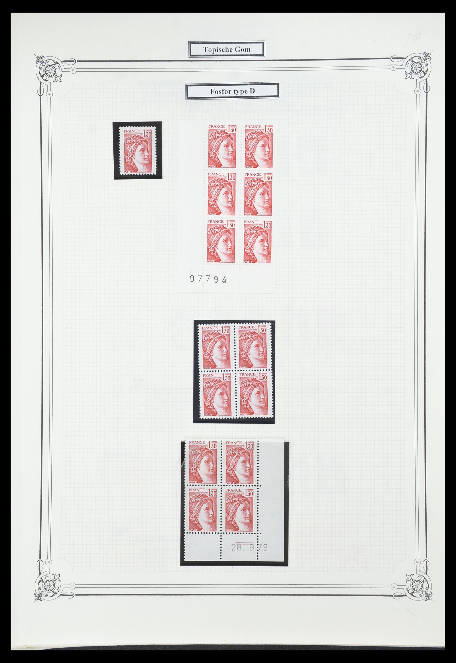 34654 046 - Postzegelverzameling 34654 Frankrijk 1938-1981.