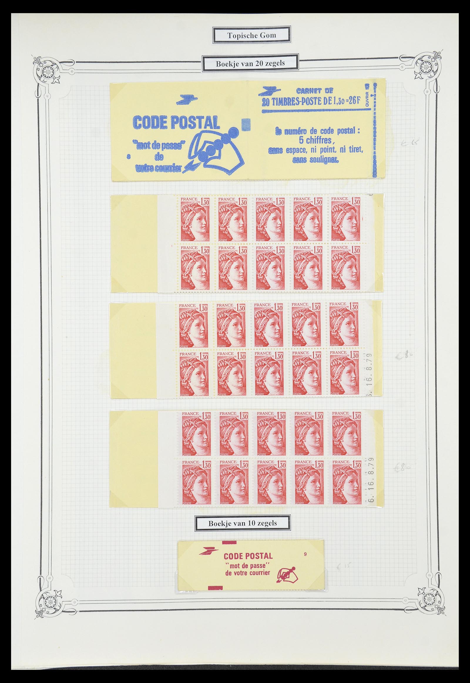 34654 050 - Postzegelverzameling 34654 Frankrijk 1938-1981.