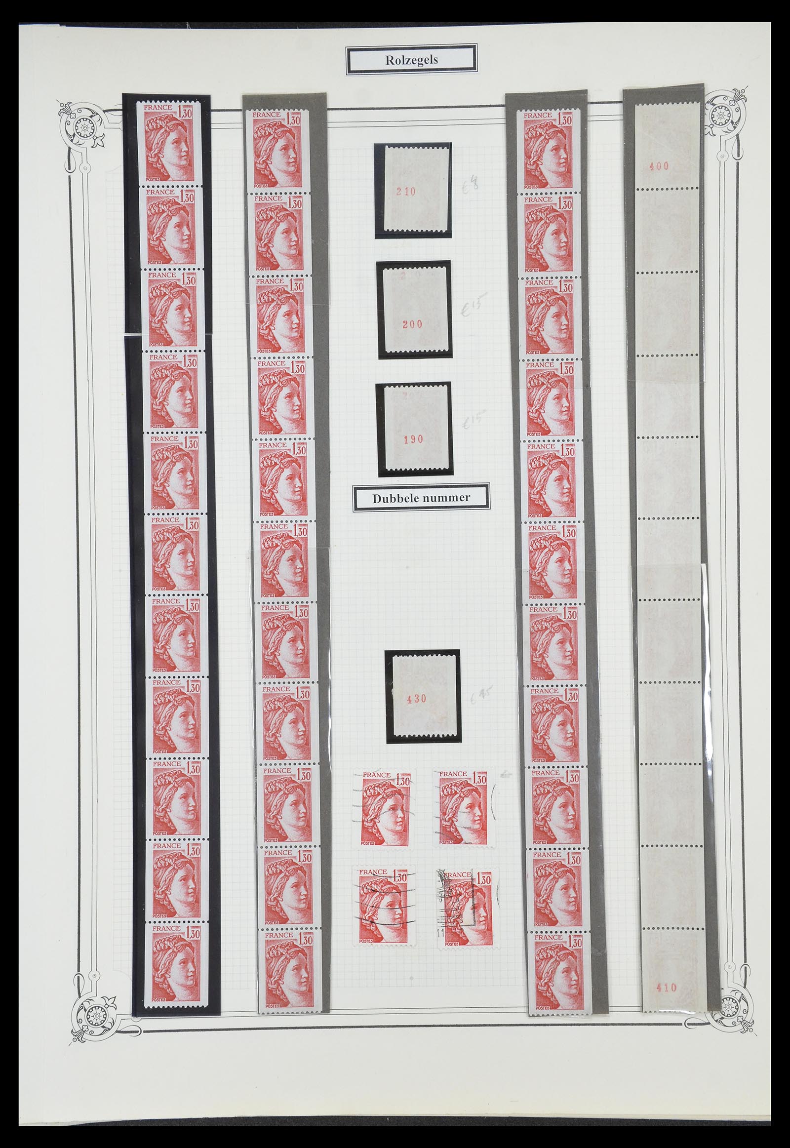 34654 051 - Postzegelverzameling 34654 Frankrijk 1938-1981.