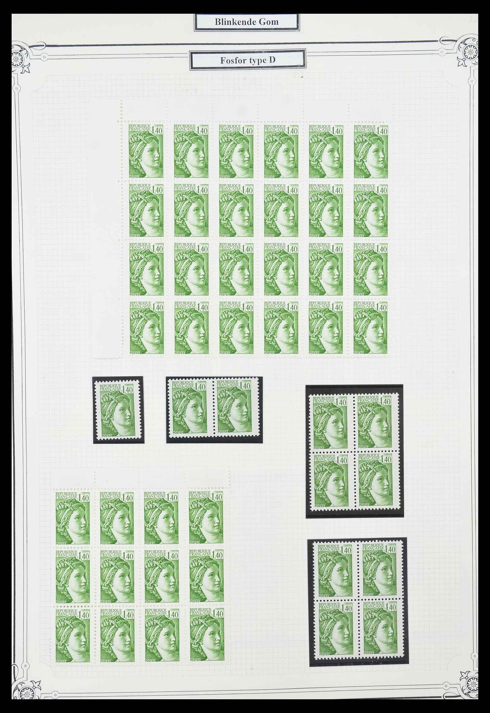 34654 080 - Postzegelverzameling 34654 Frankrijk 1938-1981.