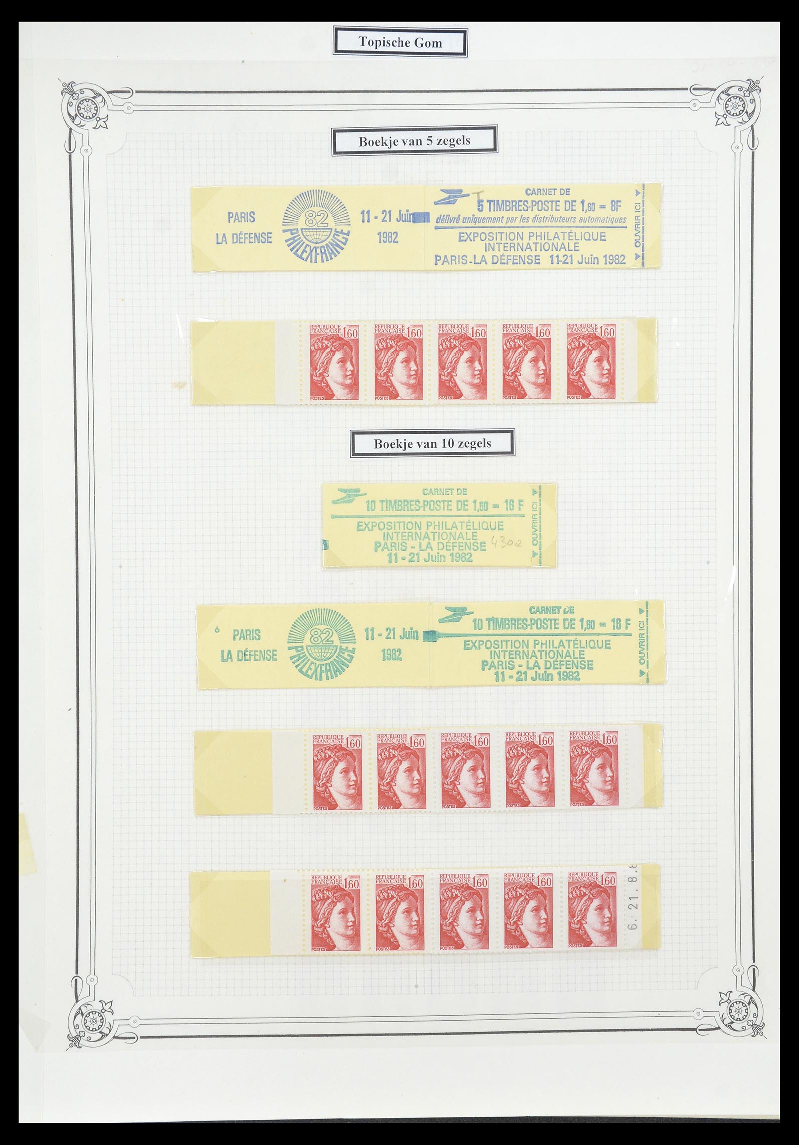 34654 105 - Postzegelverzameling 34654 Frankrijk 1938-1981.