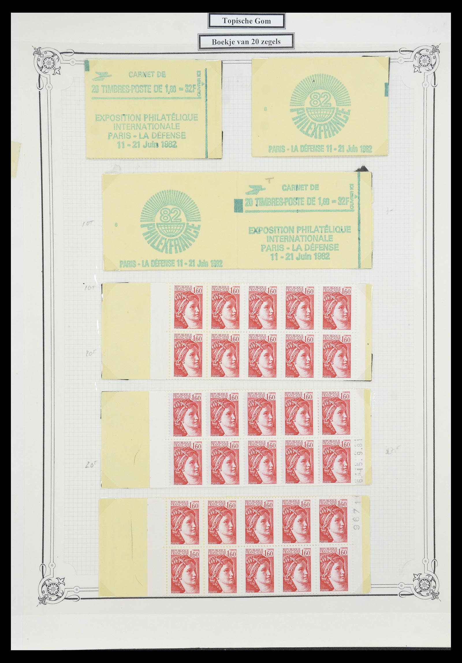 34654 106 - Postzegelverzameling 34654 Frankrijk 1938-1981.