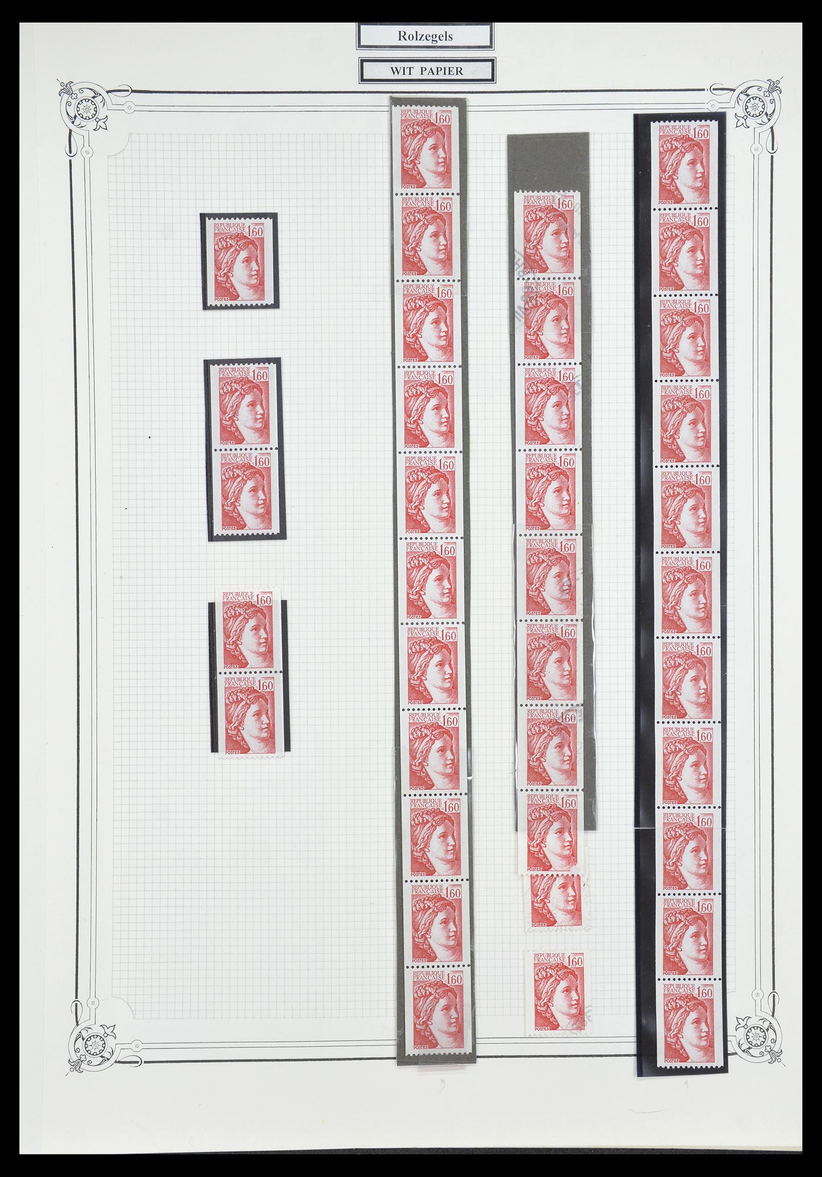 34654 107 - Postzegelverzameling 34654 Frankrijk 1938-1981.