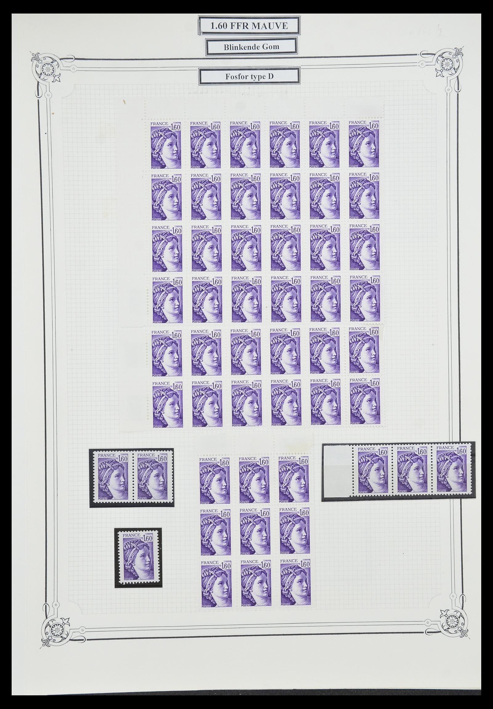 34654 109 - Postzegelverzameling 34654 Frankrijk 1938-1981.