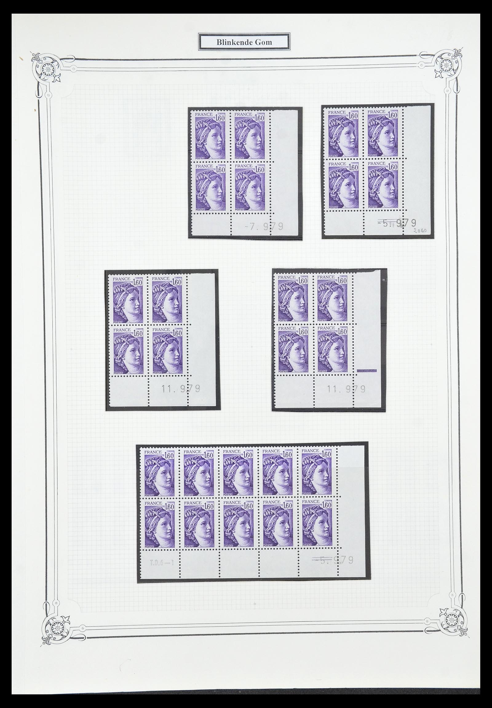 34654 110 - Postzegelverzameling 34654 Frankrijk 1938-1981.