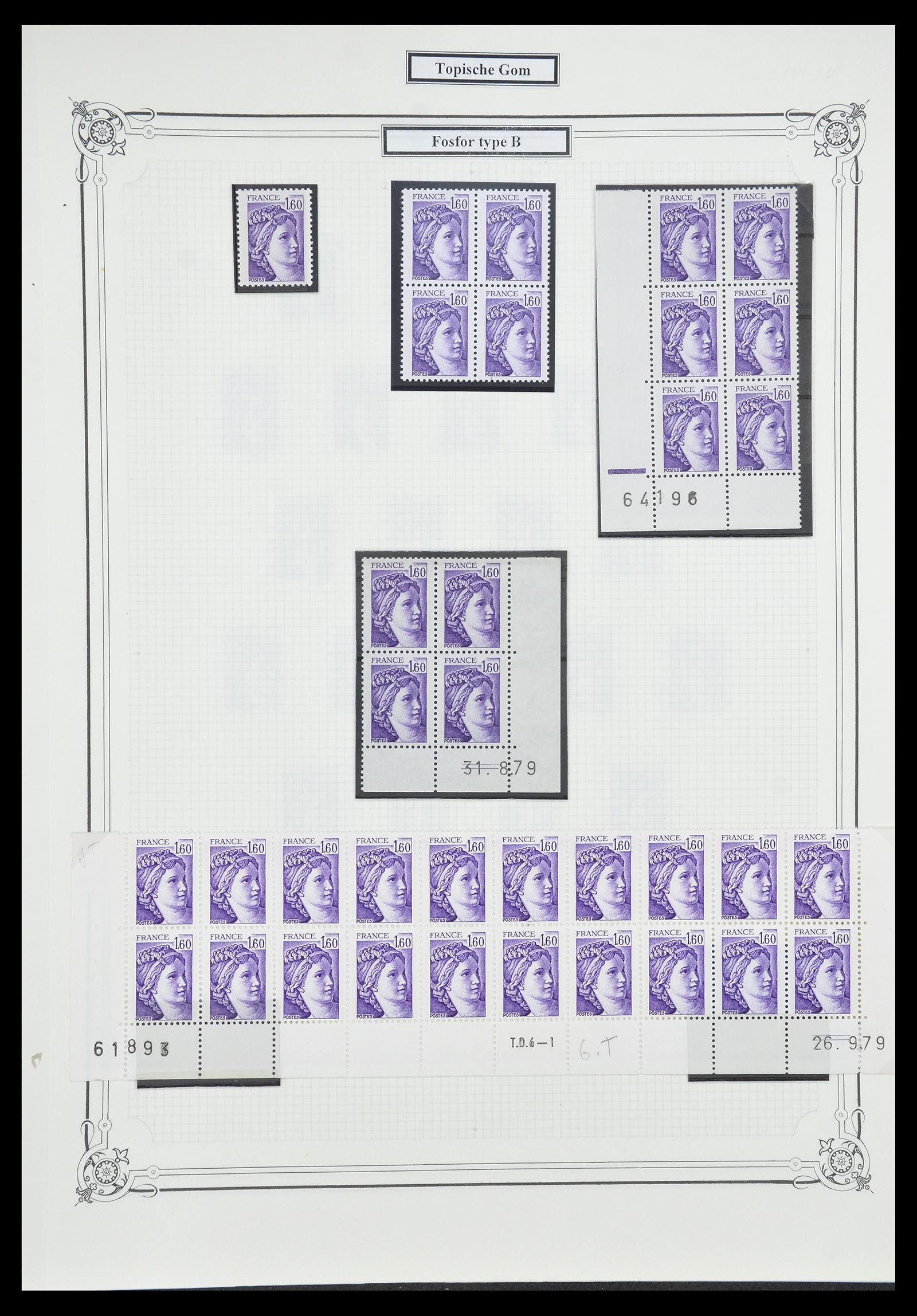 34654 111 - Postzegelverzameling 34654 Frankrijk 1938-1981.