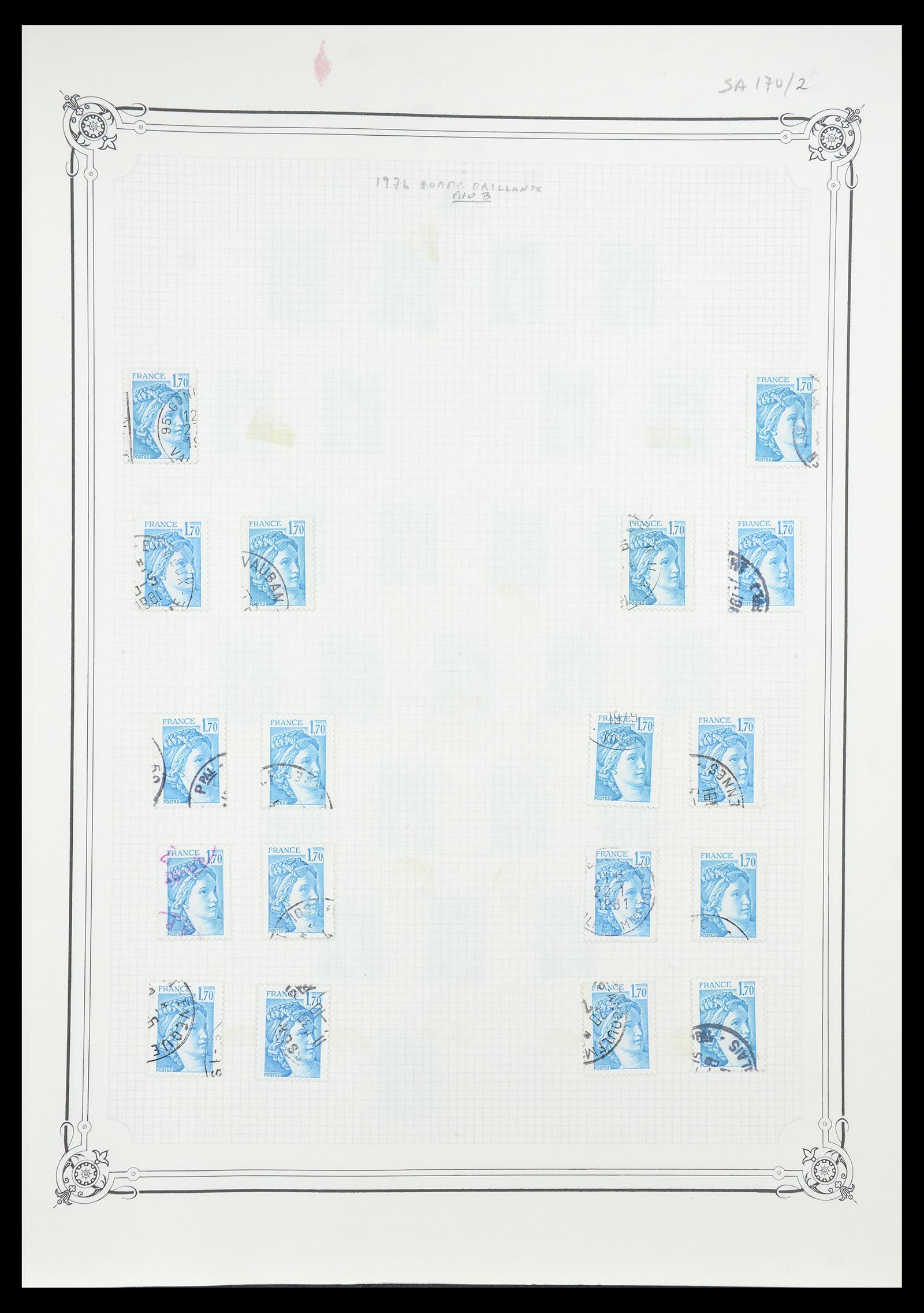 34654 118 - Postzegelverzameling 34654 Frankrijk 1938-1981.