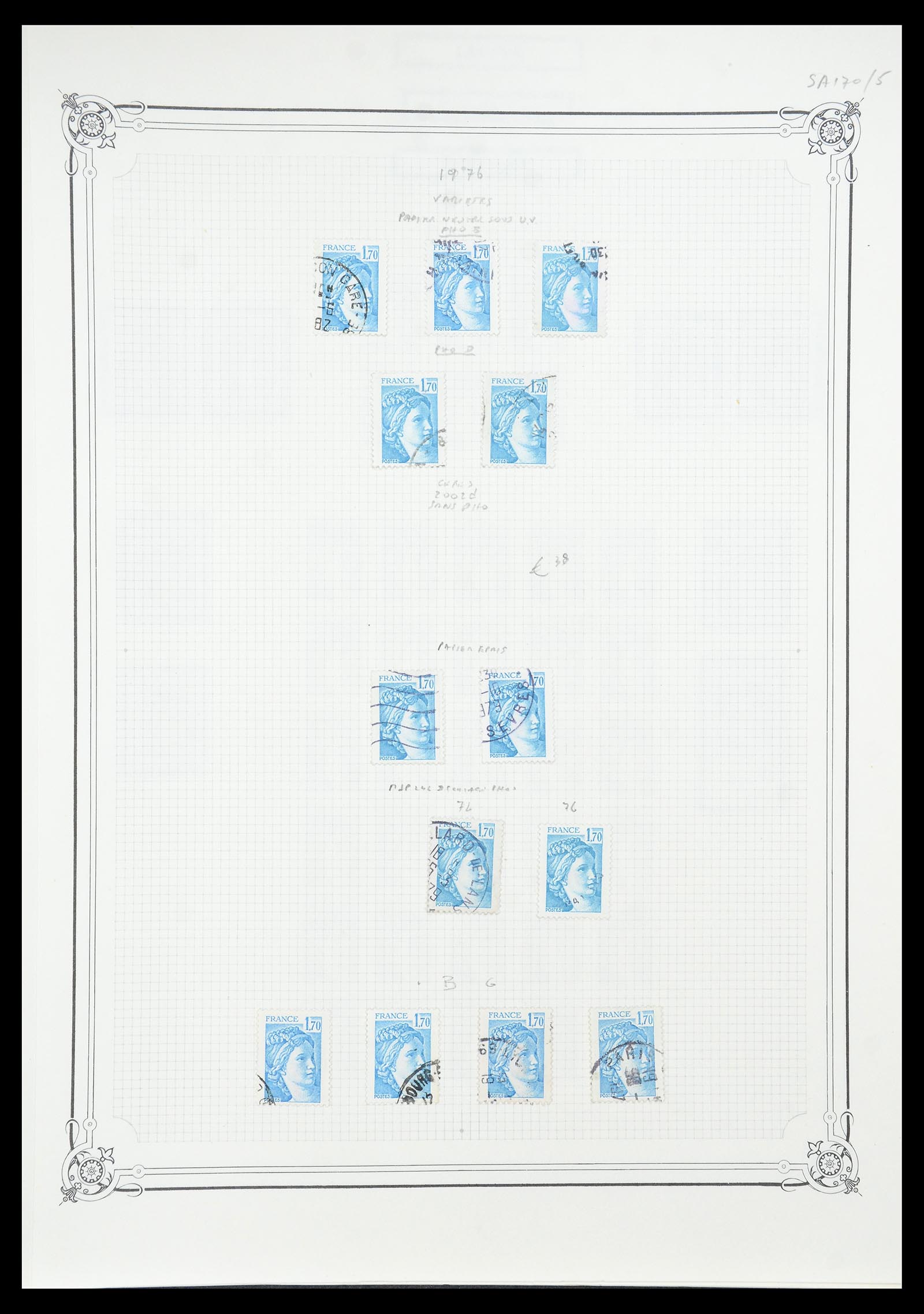 34654 120 - Postzegelverzameling 34654 Frankrijk 1938-1981.