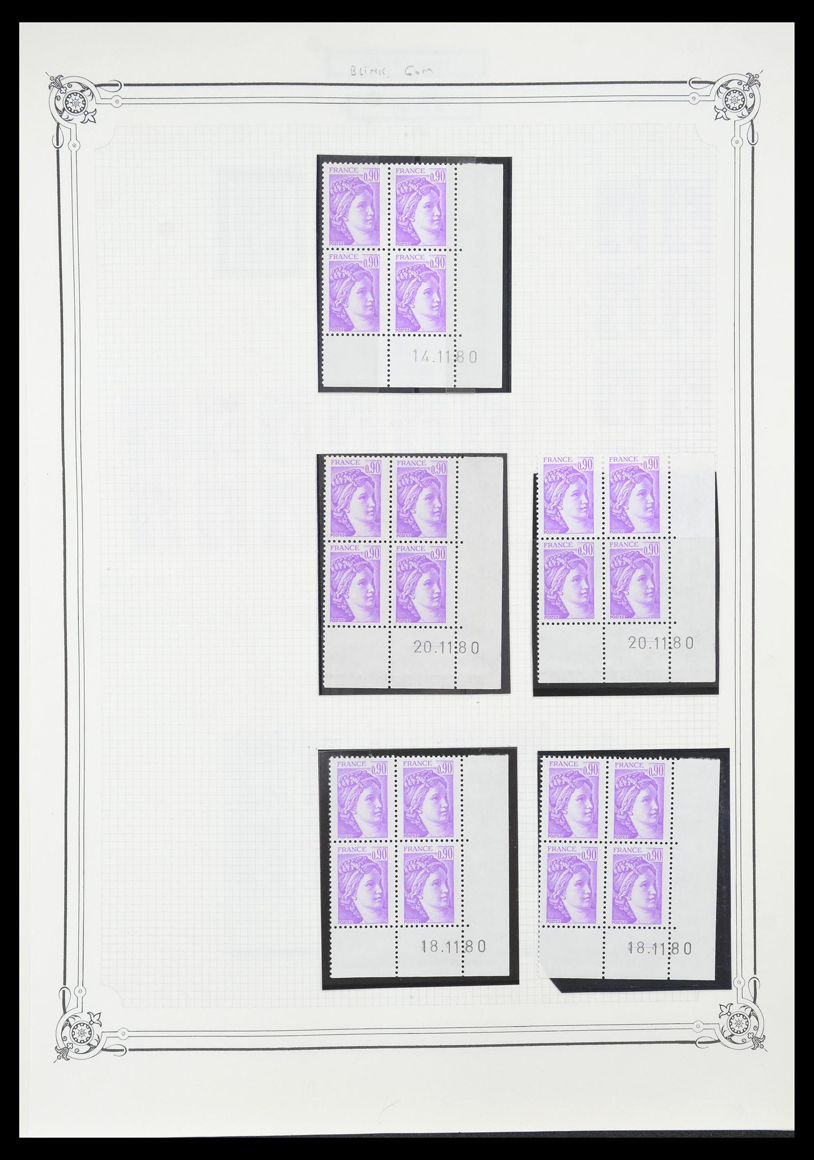 34654 585 - Postzegelverzameling 34654 Frankrijk 1938-1981.