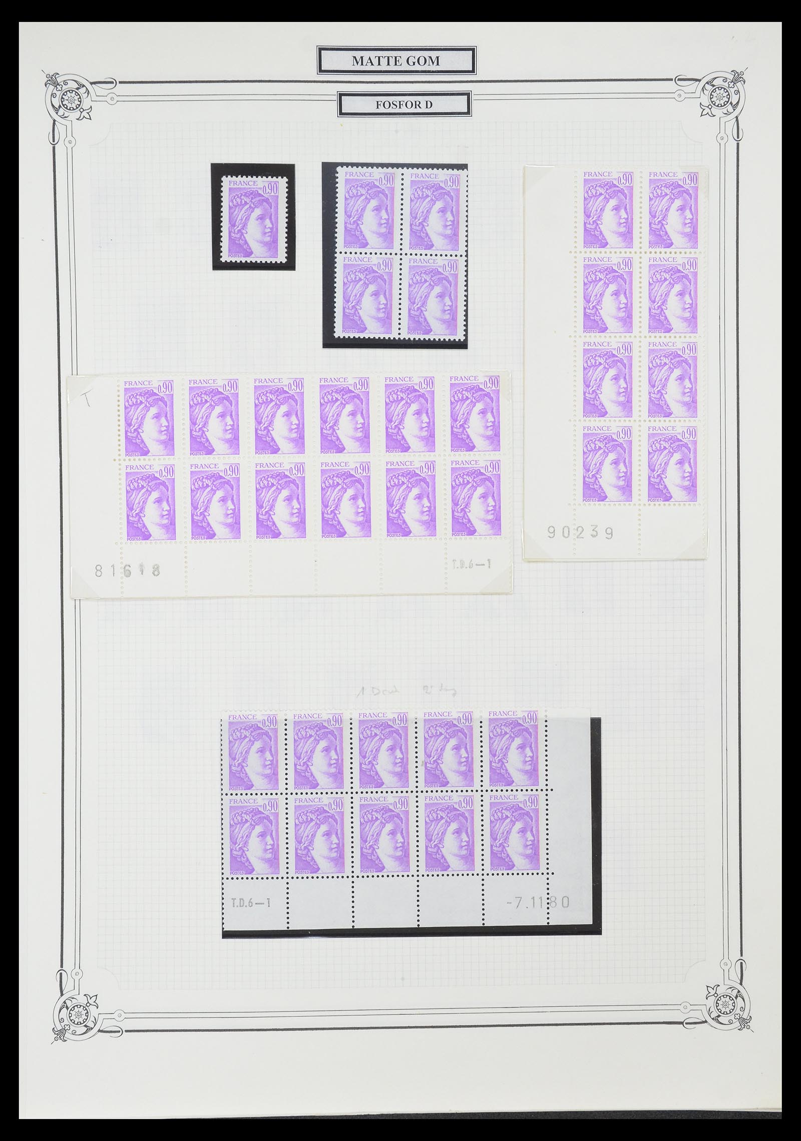 34654 586 - Postzegelverzameling 34654 Frankrijk 1938-1981.