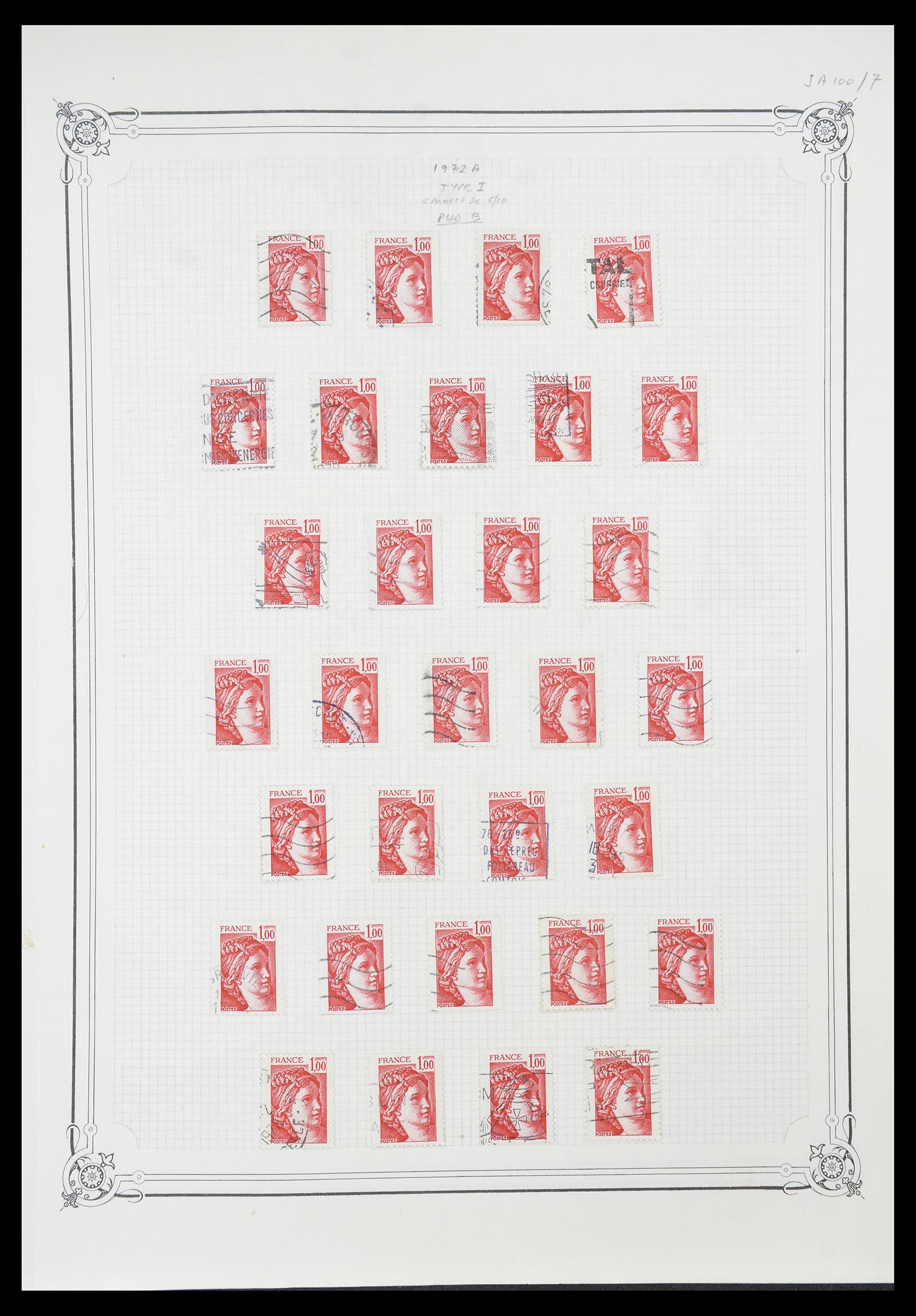 34654 594 - Postzegelverzameling 34654 Frankrijk 1938-1981.
