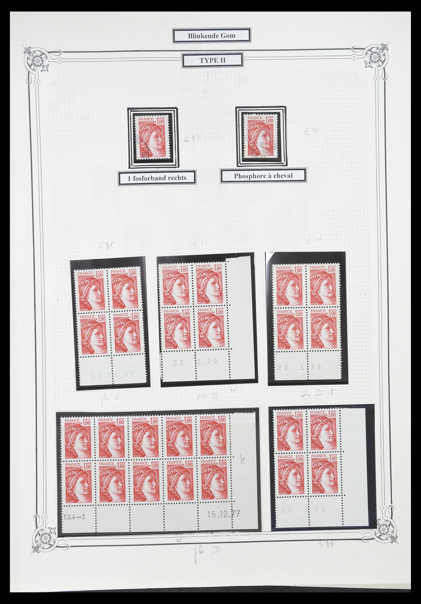 34654 602 - Postzegelverzameling 34654 Frankrijk 1938-1981.