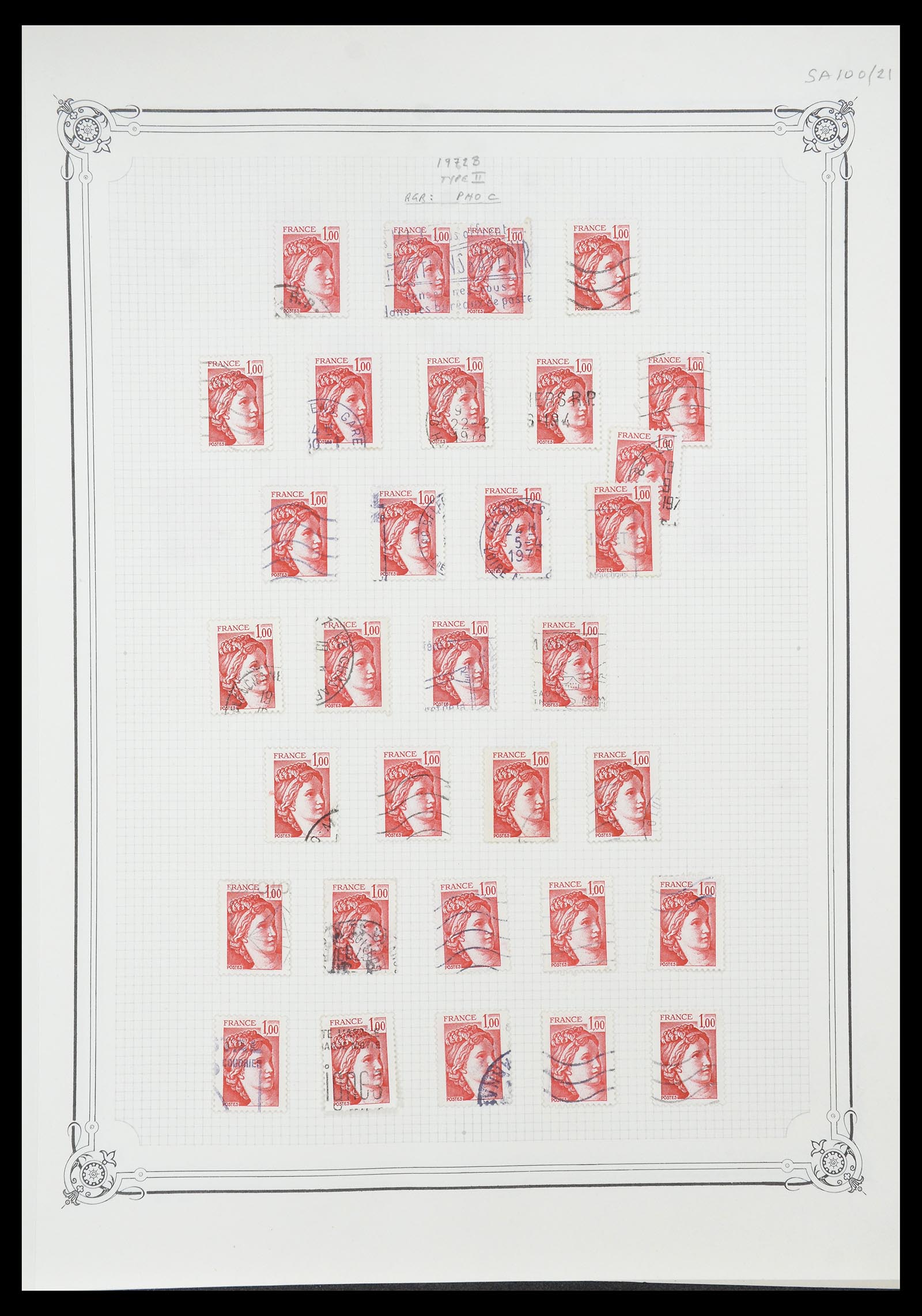 34654 603 - Postzegelverzameling 34654 Frankrijk 1938-1981.