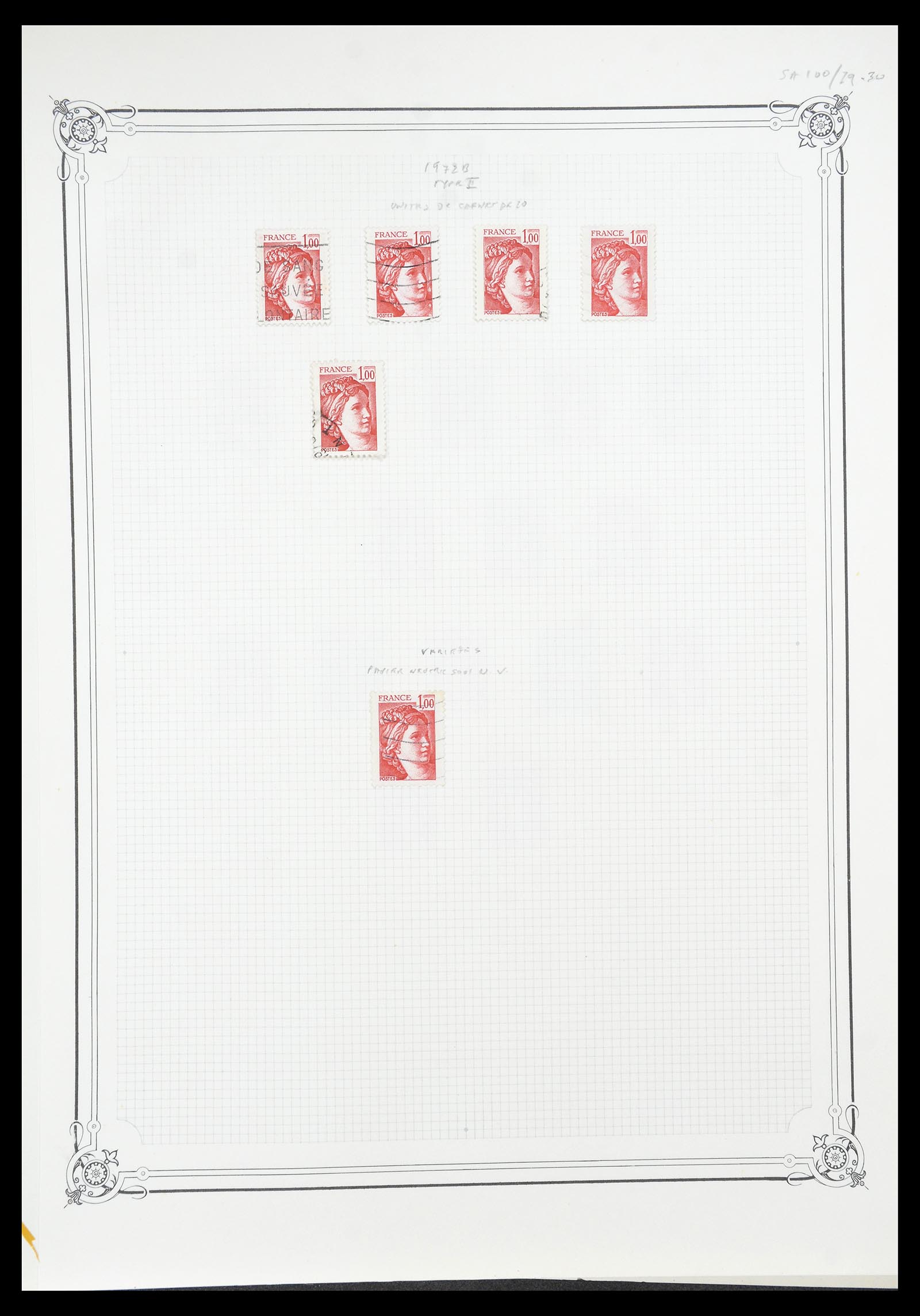 34654 605 - Postzegelverzameling 34654 Frankrijk 1938-1981.