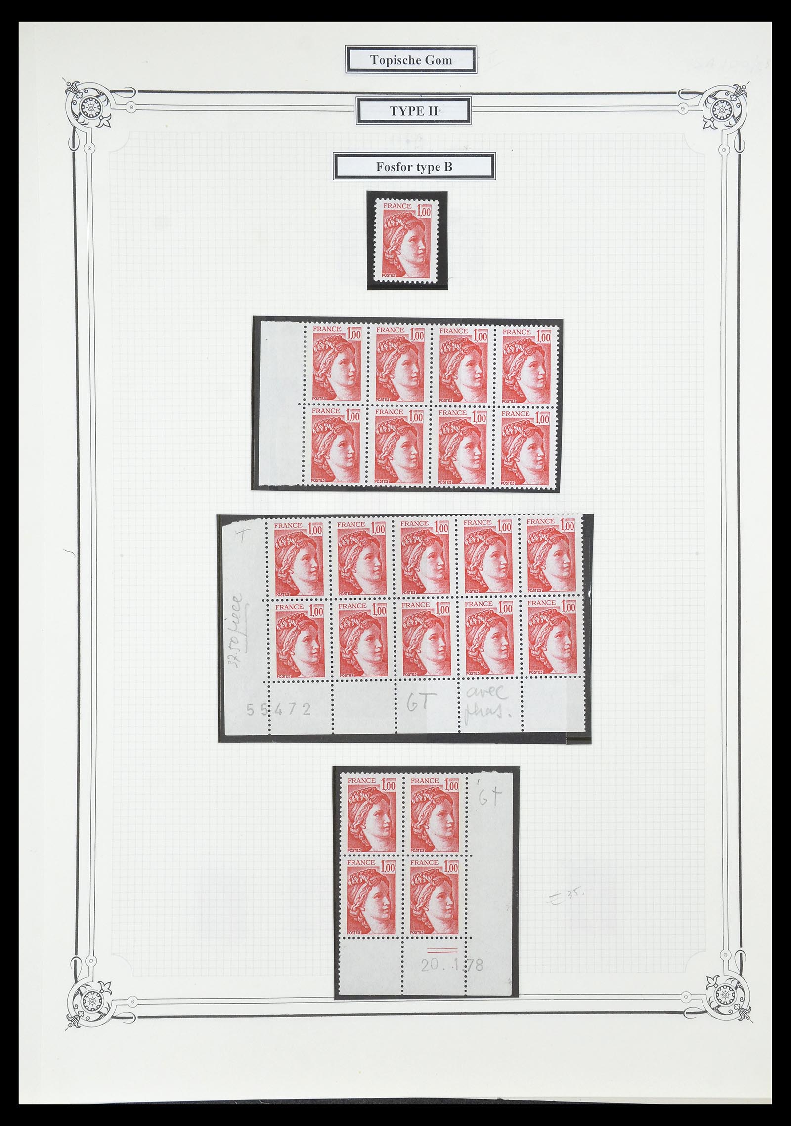 34654 609 - Postzegelverzameling 34654 Frankrijk 1938-1981.