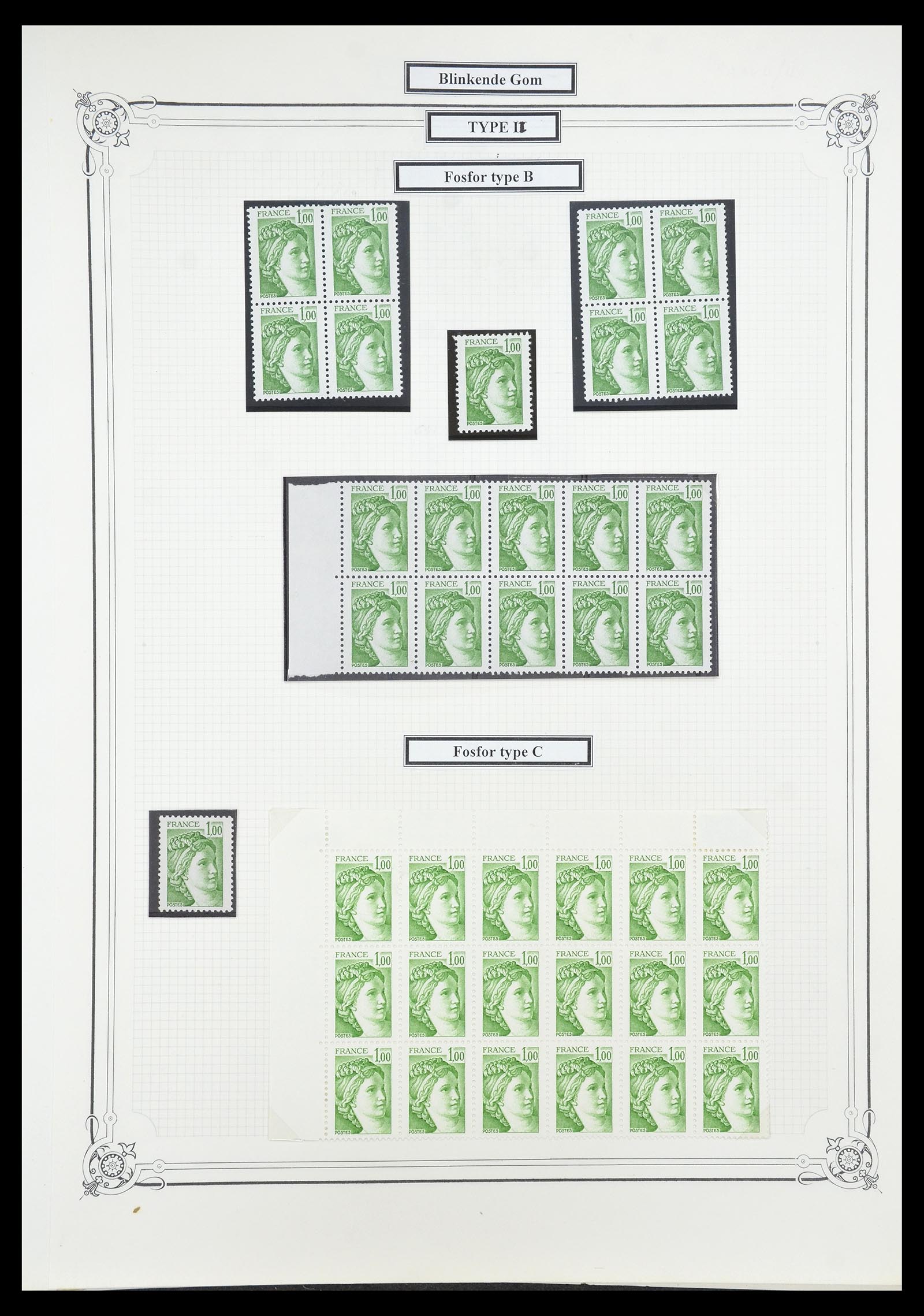 34654 612 - Postzegelverzameling 34654 Frankrijk 1938-1981.