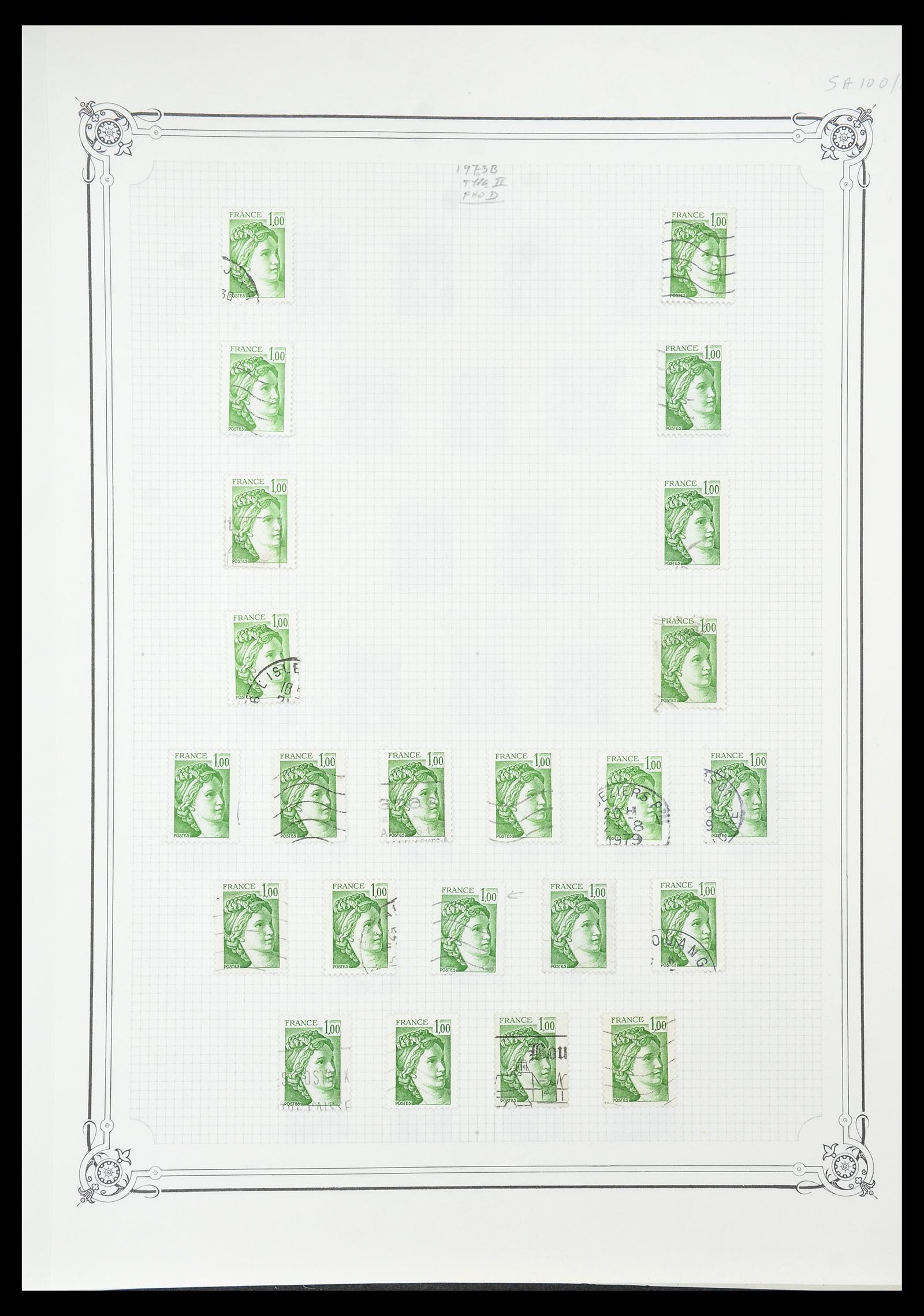34654 617 - Postzegelverzameling 34654 Frankrijk 1938-1981.