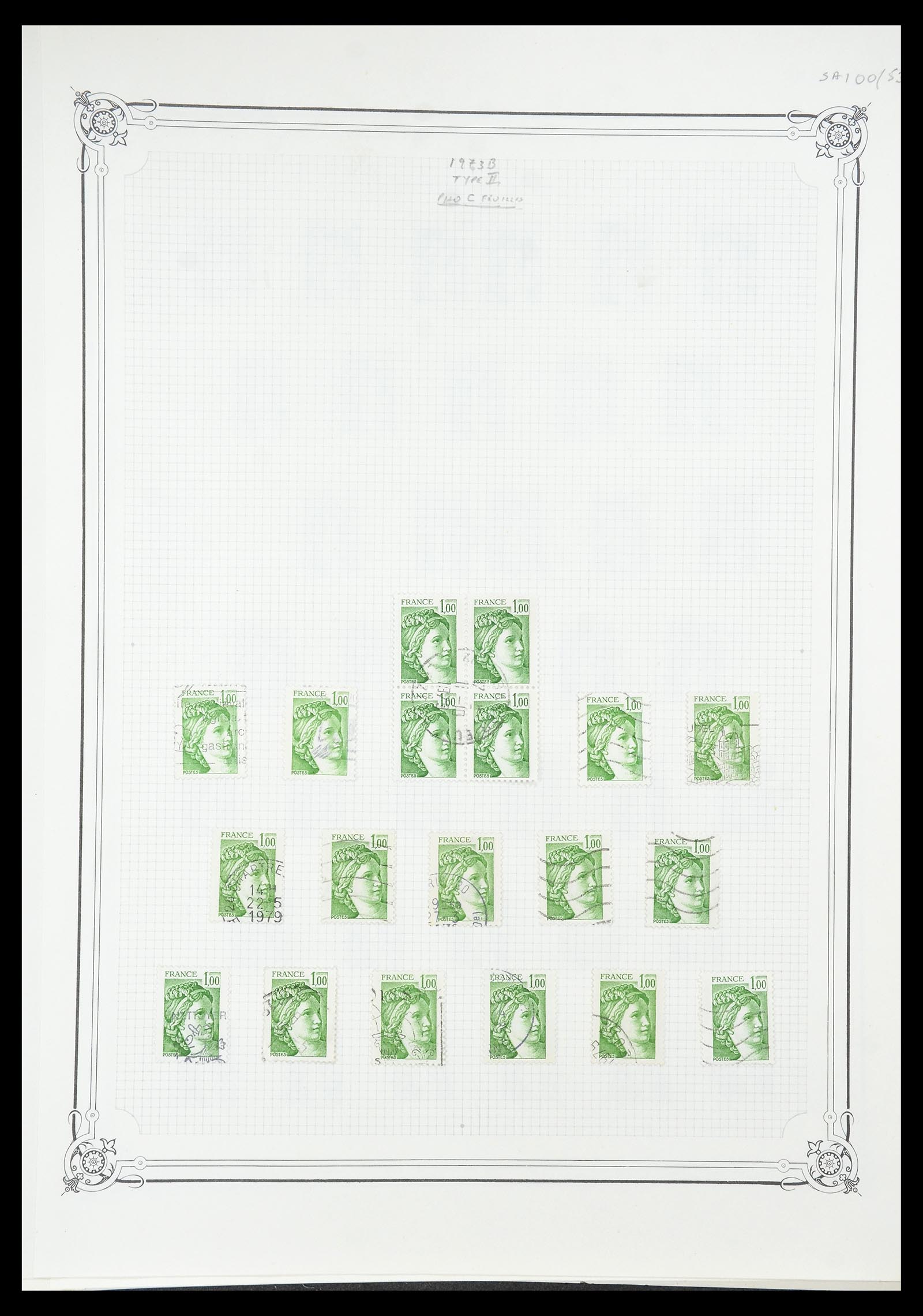 34654 619 - Postzegelverzameling 34654 Frankrijk 1938-1981.