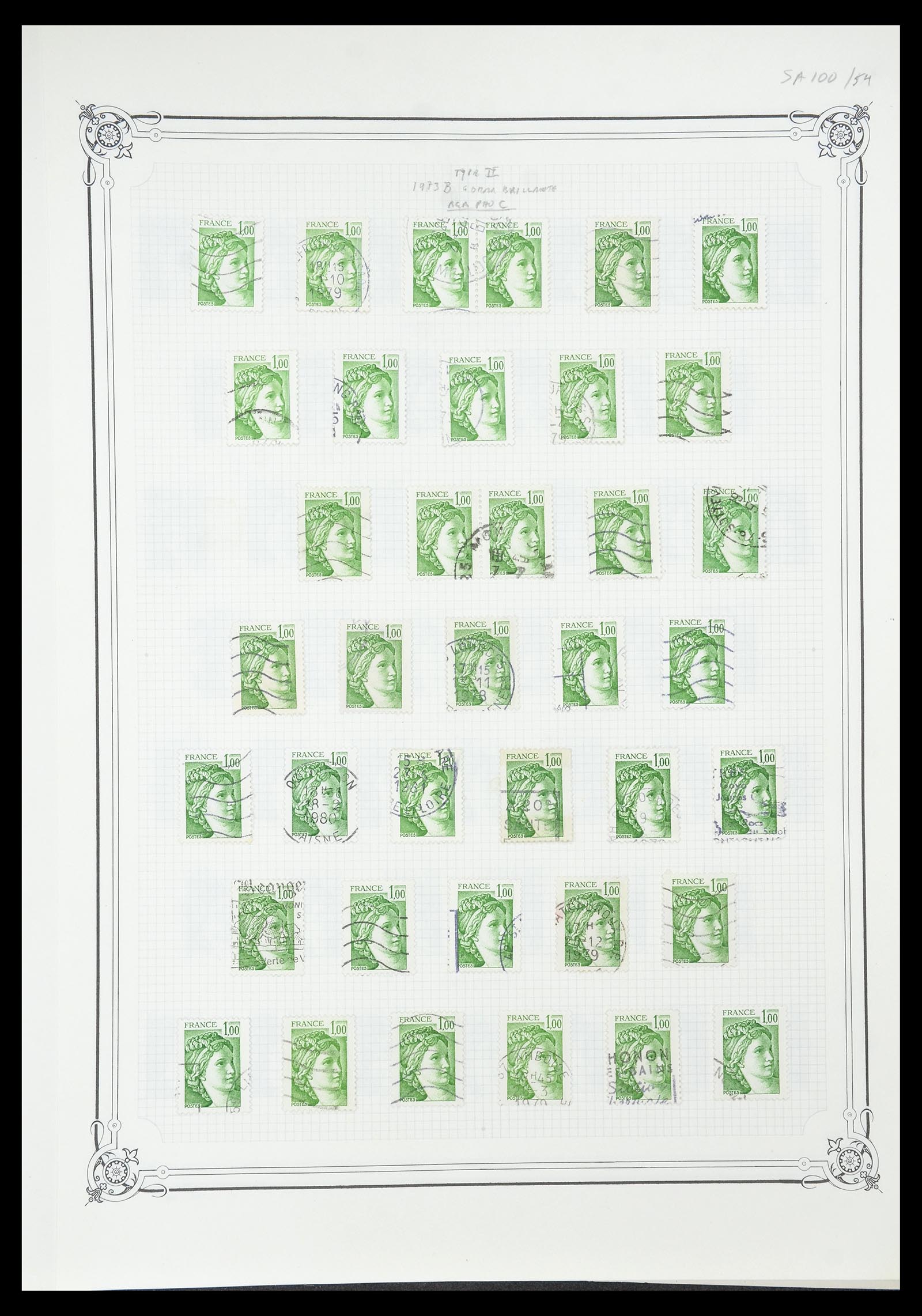 34654 620 - Postzegelverzameling 34654 Frankrijk 1938-1981.