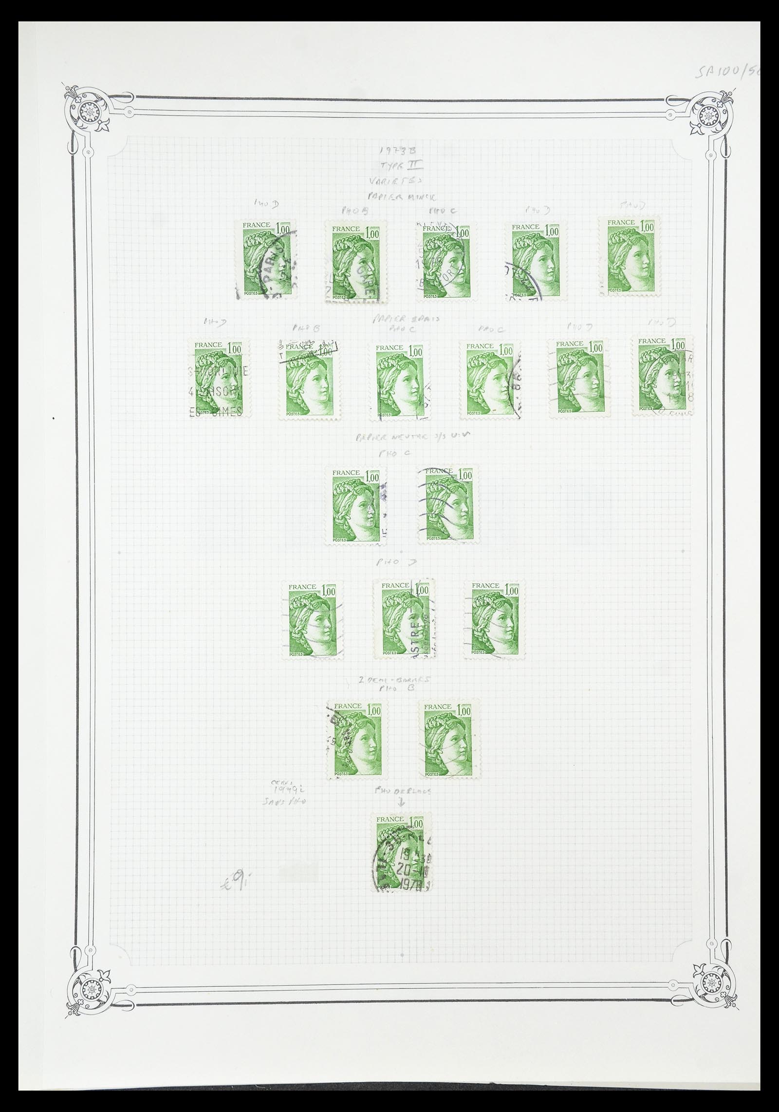 34654 622 - Postzegelverzameling 34654 Frankrijk 1938-1981.