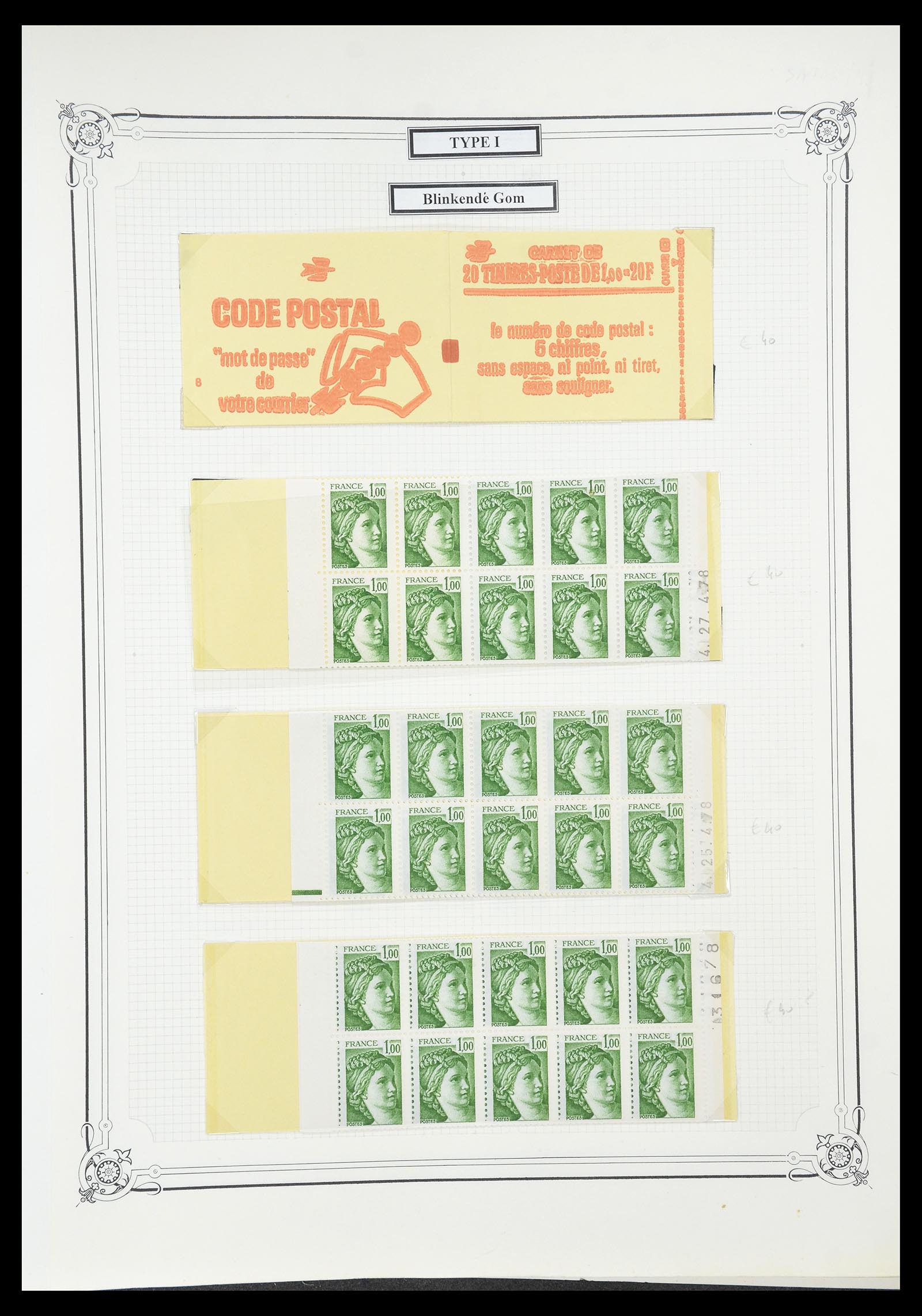 34654 626 - Stamp Collection 34654 France 1938-1981.
