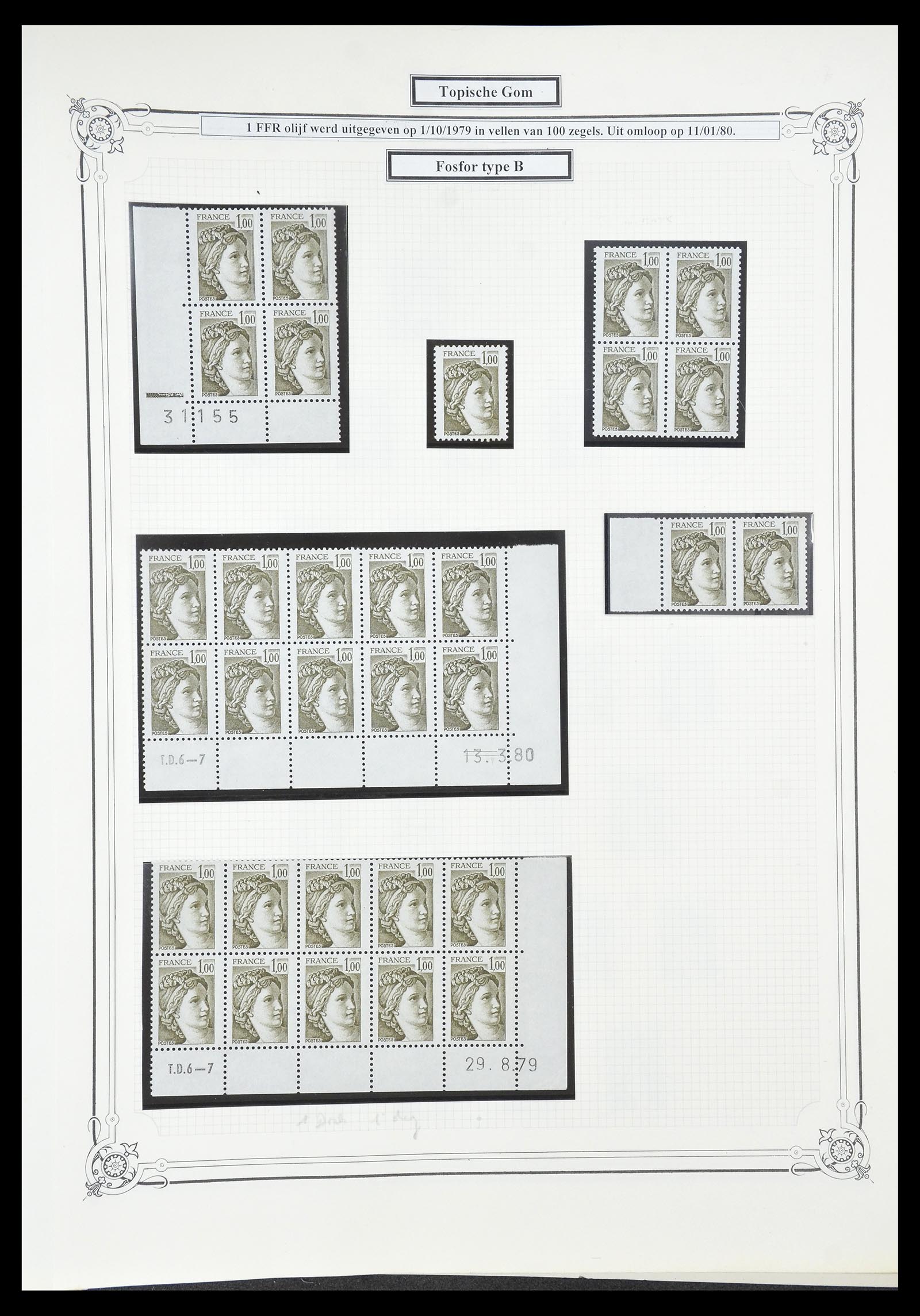 34654 630 - Postzegelverzameling 34654 Frankrijk 1938-1981.