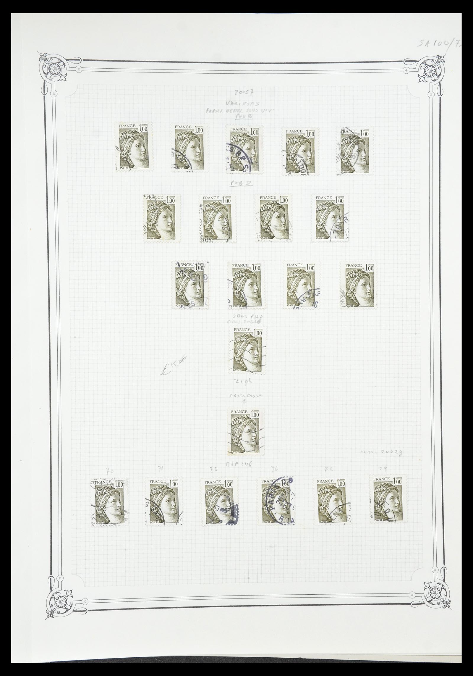 34654 633 - Postzegelverzameling 34654 Frankrijk 1938-1981.