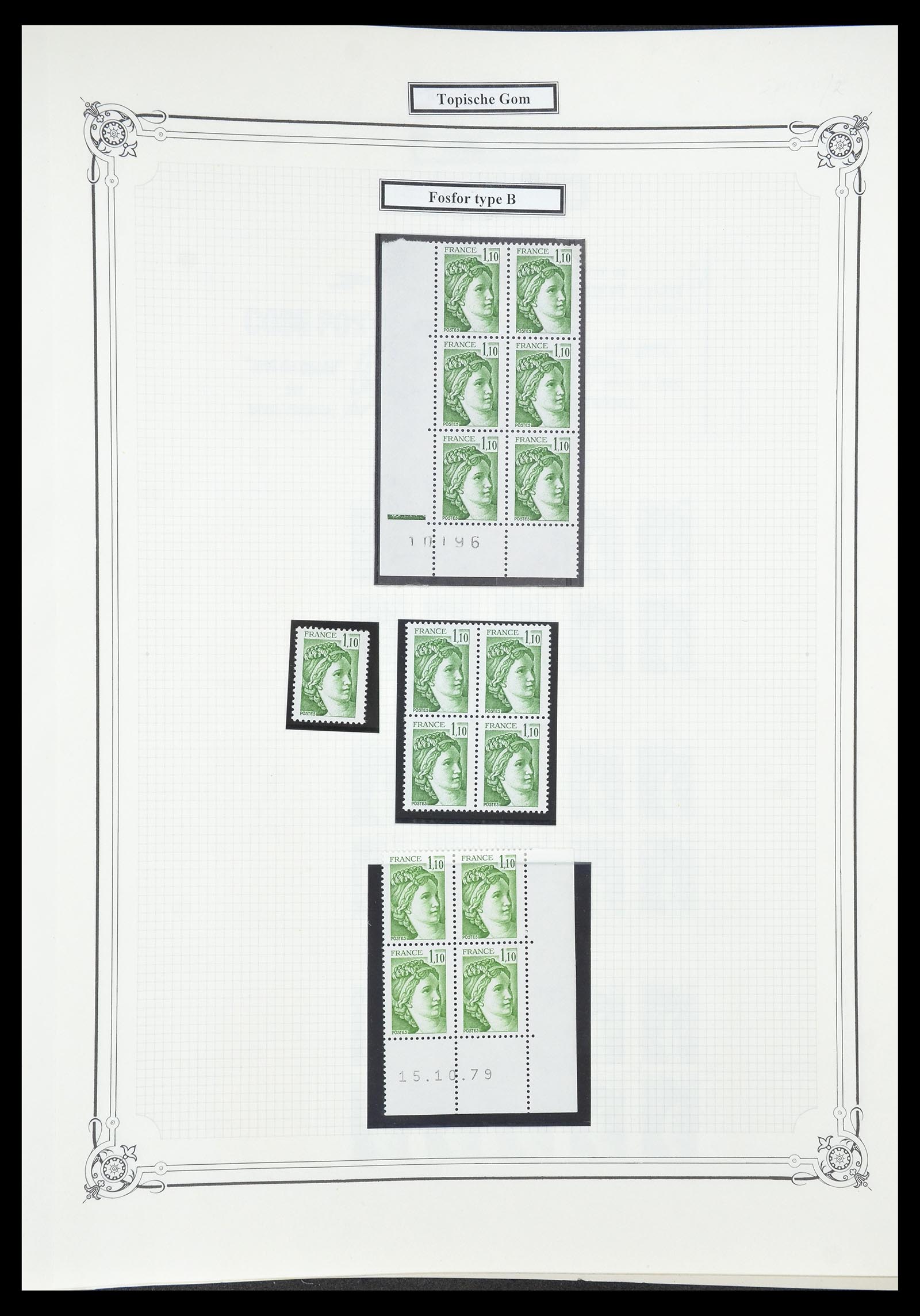 34654 638 - Postzegelverzameling 34654 Frankrijk 1938-1981.