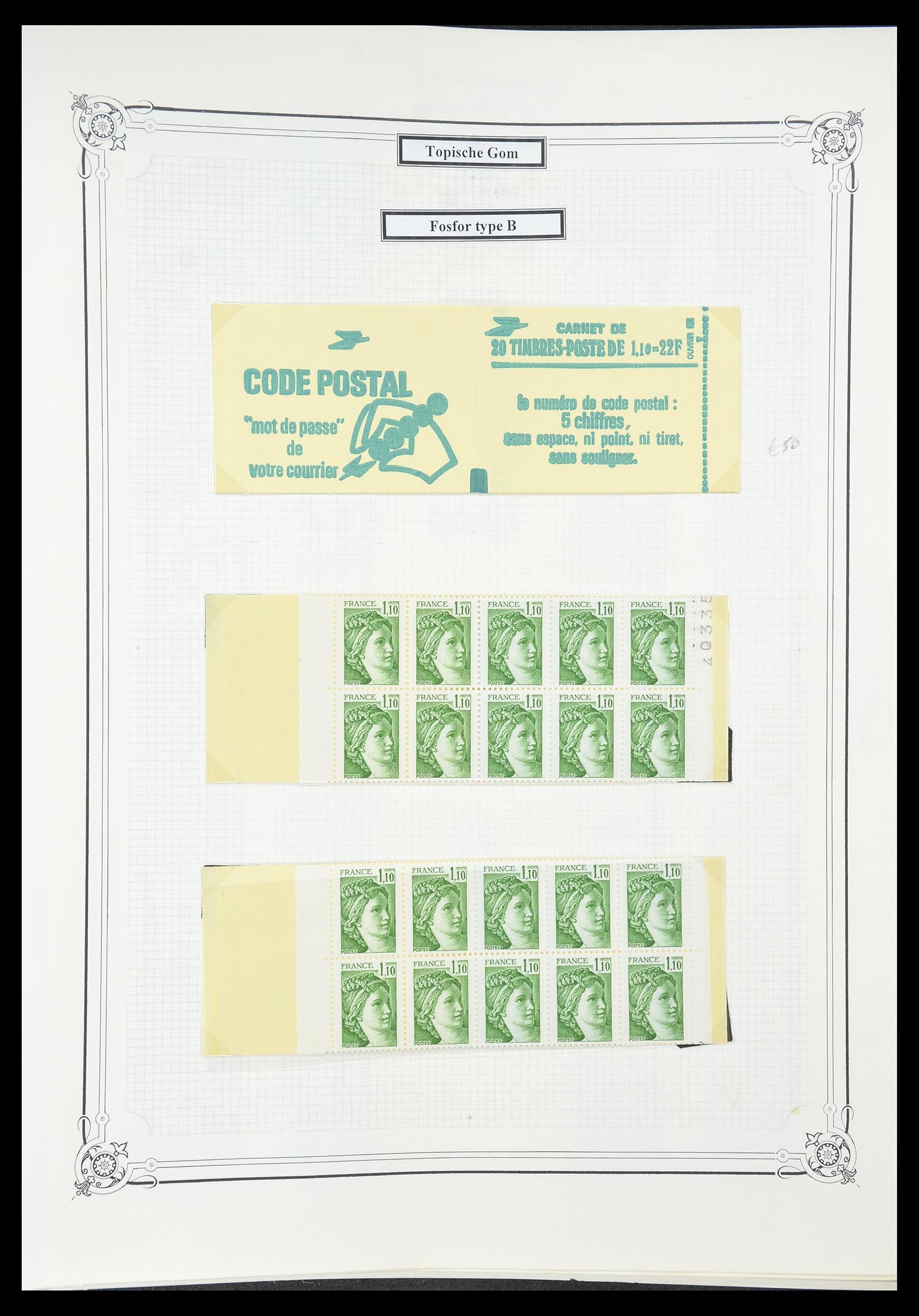 34654 640 - Postzegelverzameling 34654 Frankrijk 1938-1981.