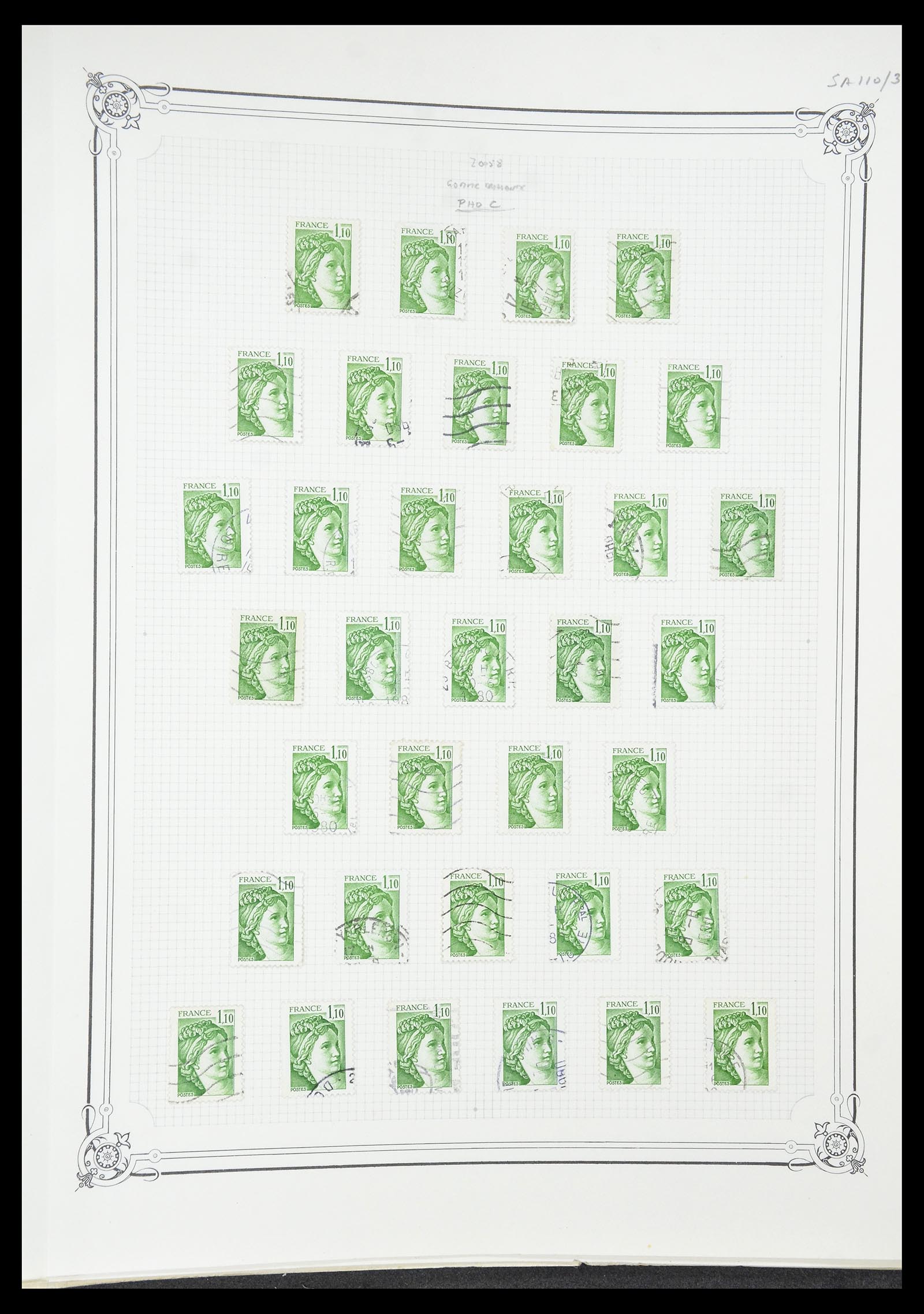 34654 644 - Postzegelverzameling 34654 Frankrijk 1938-1981.