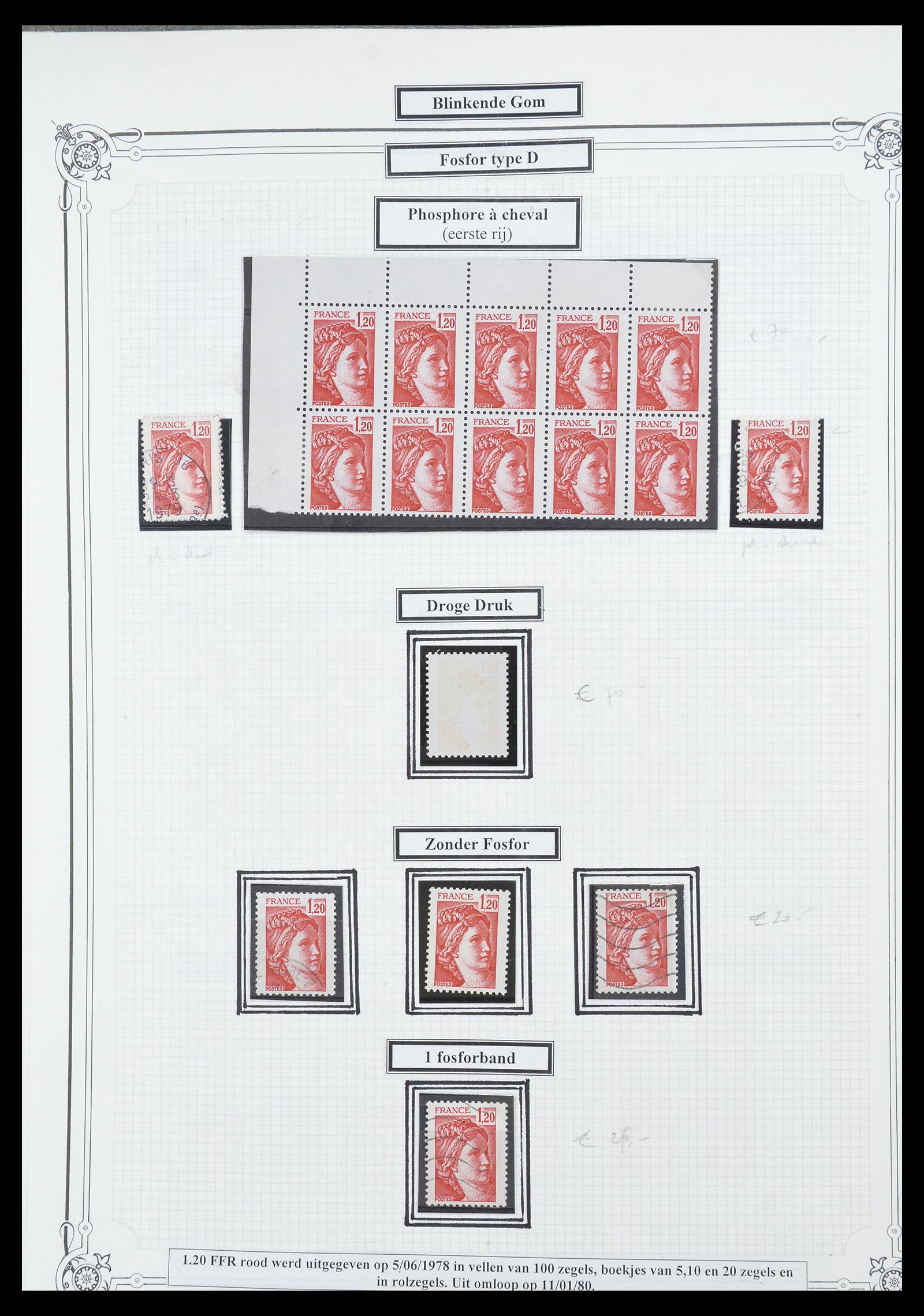 34654 649 - Postzegelverzameling 34654 Frankrijk 1938-1981.