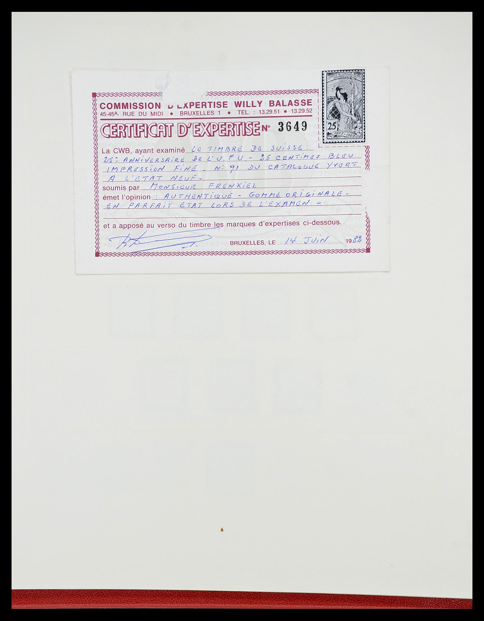 34655 012 - Postzegelverzameling 34655 Zwitserland 1847-1964.