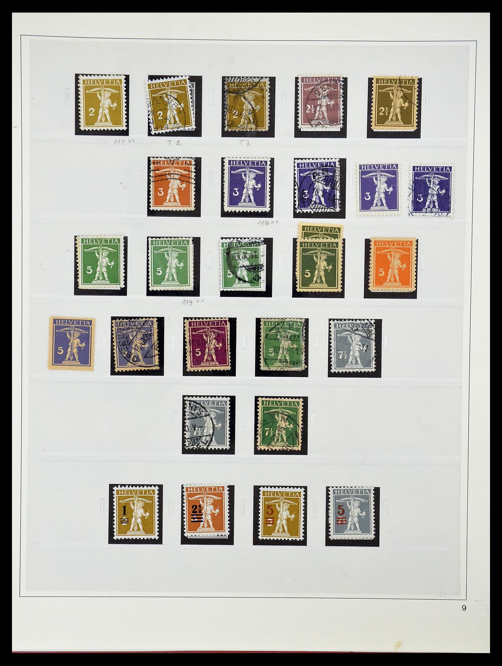 34655 017 - Postzegelverzameling 34655 Zwitserland 1847-1964.
