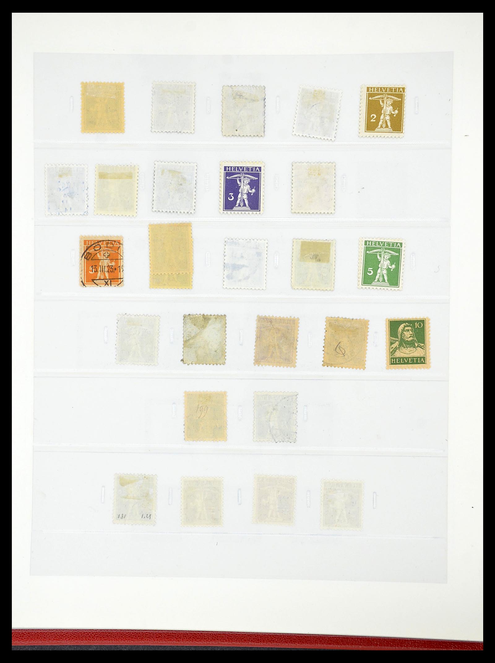34655 018 - Stamp Collection 34655 Switzerland 1847-1964.