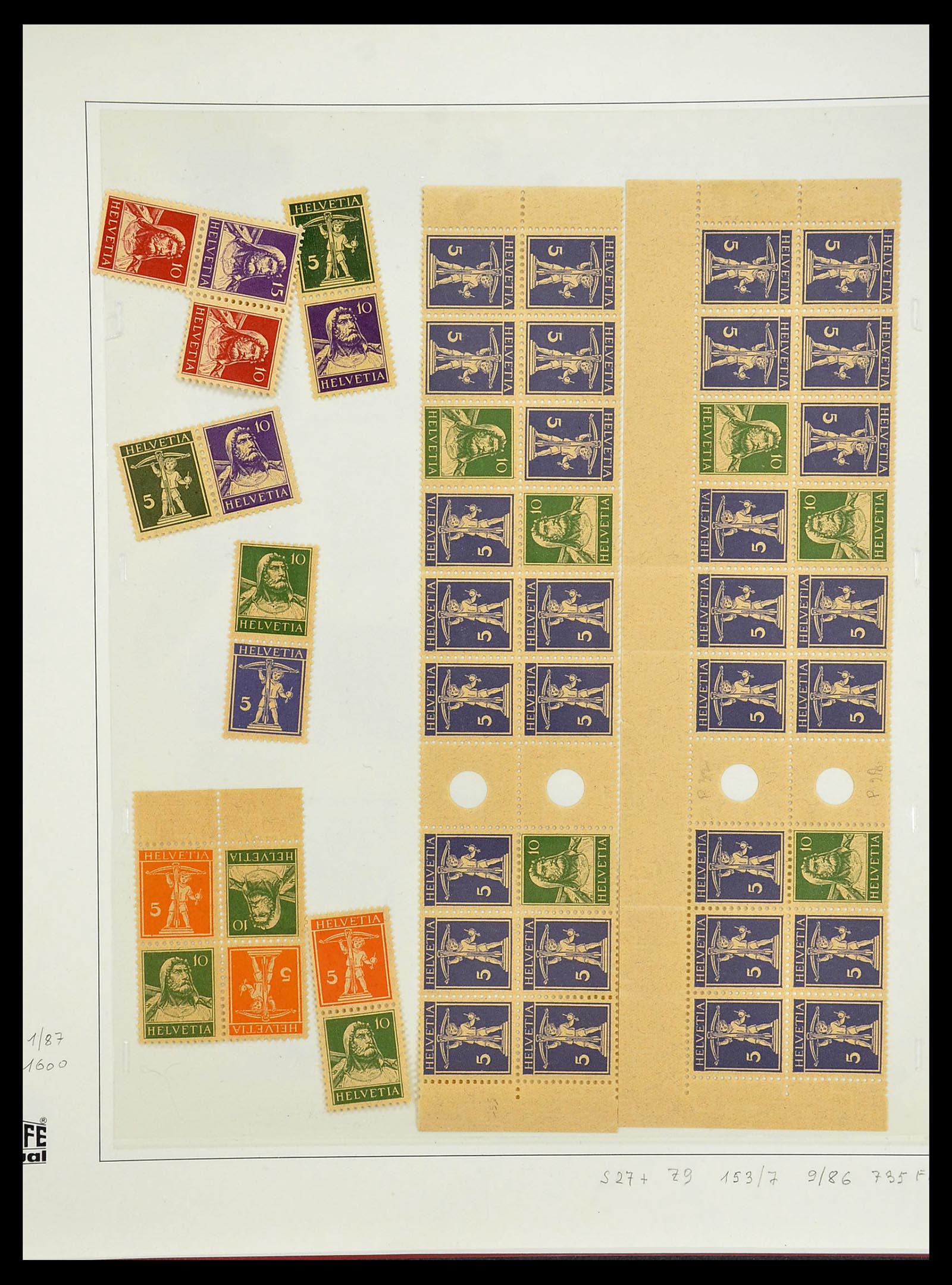 34655 021 - Stamp Collection 34655 Switzerland 1847-1964.